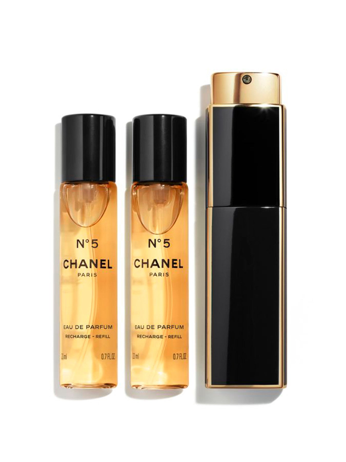 N°5 Eau De Parfum Twist and Spray 3x20ml