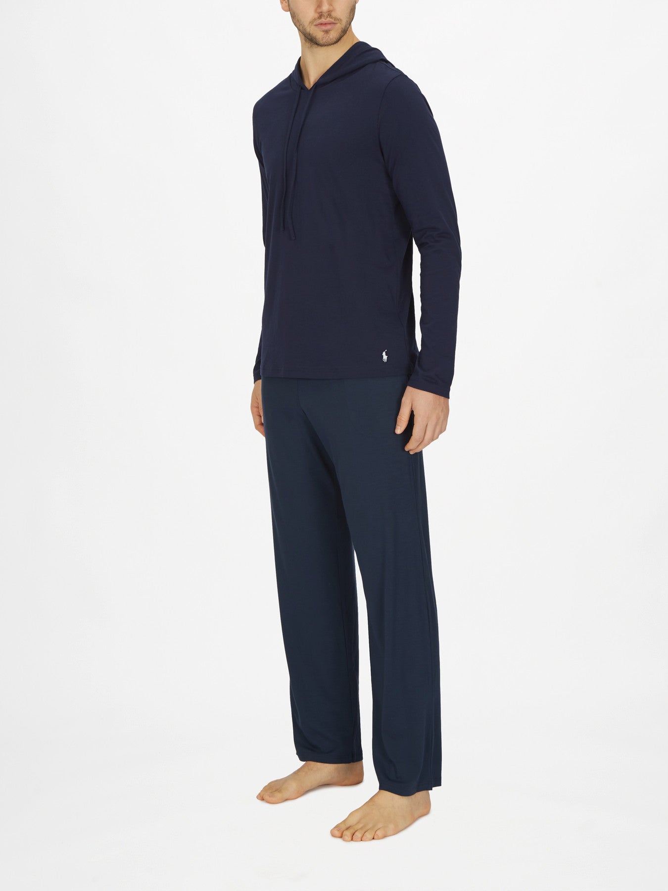 Long Sleeve Hooded Pyjama Top