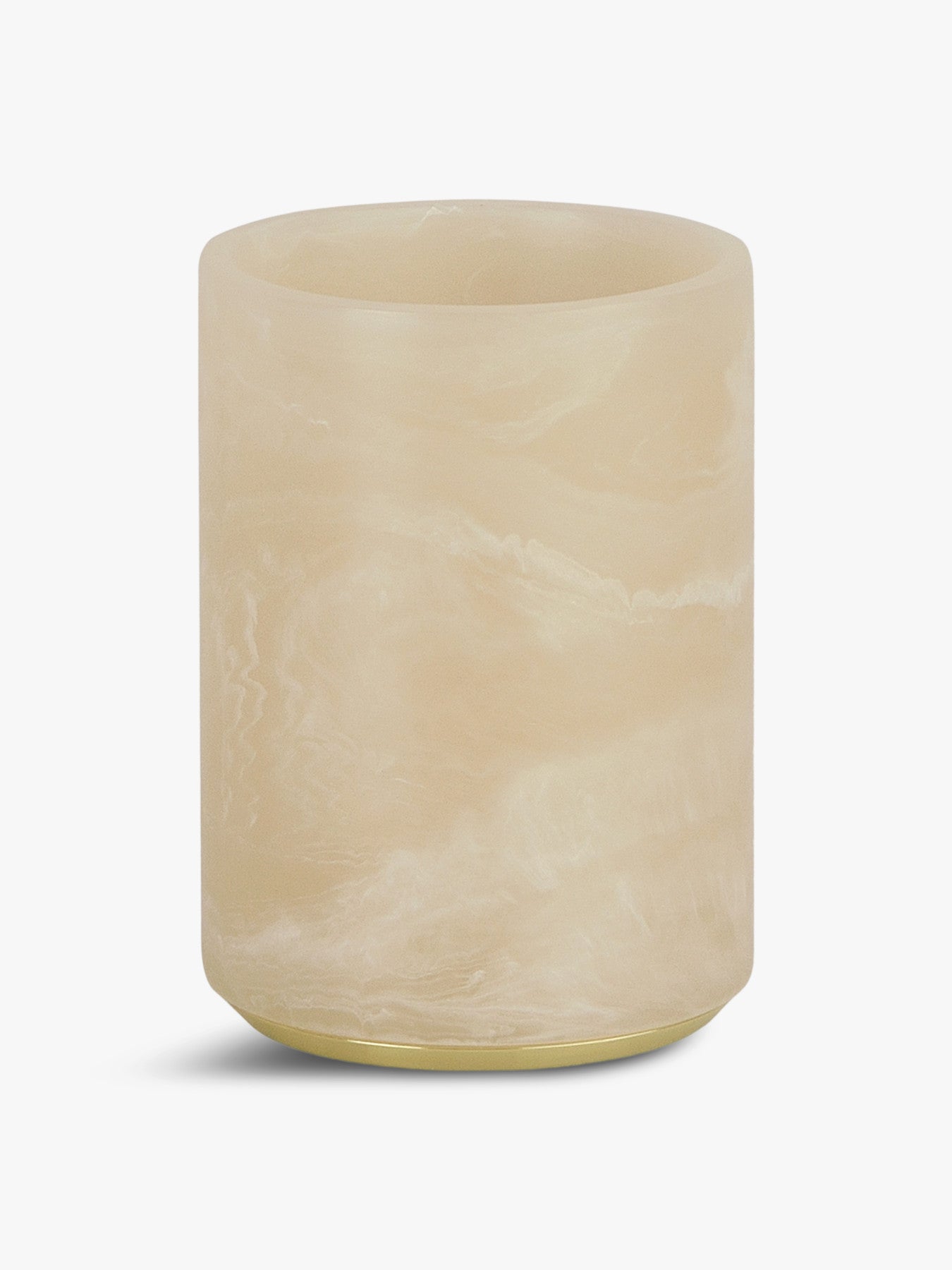 Cloudy Gold Toothbrush Holder