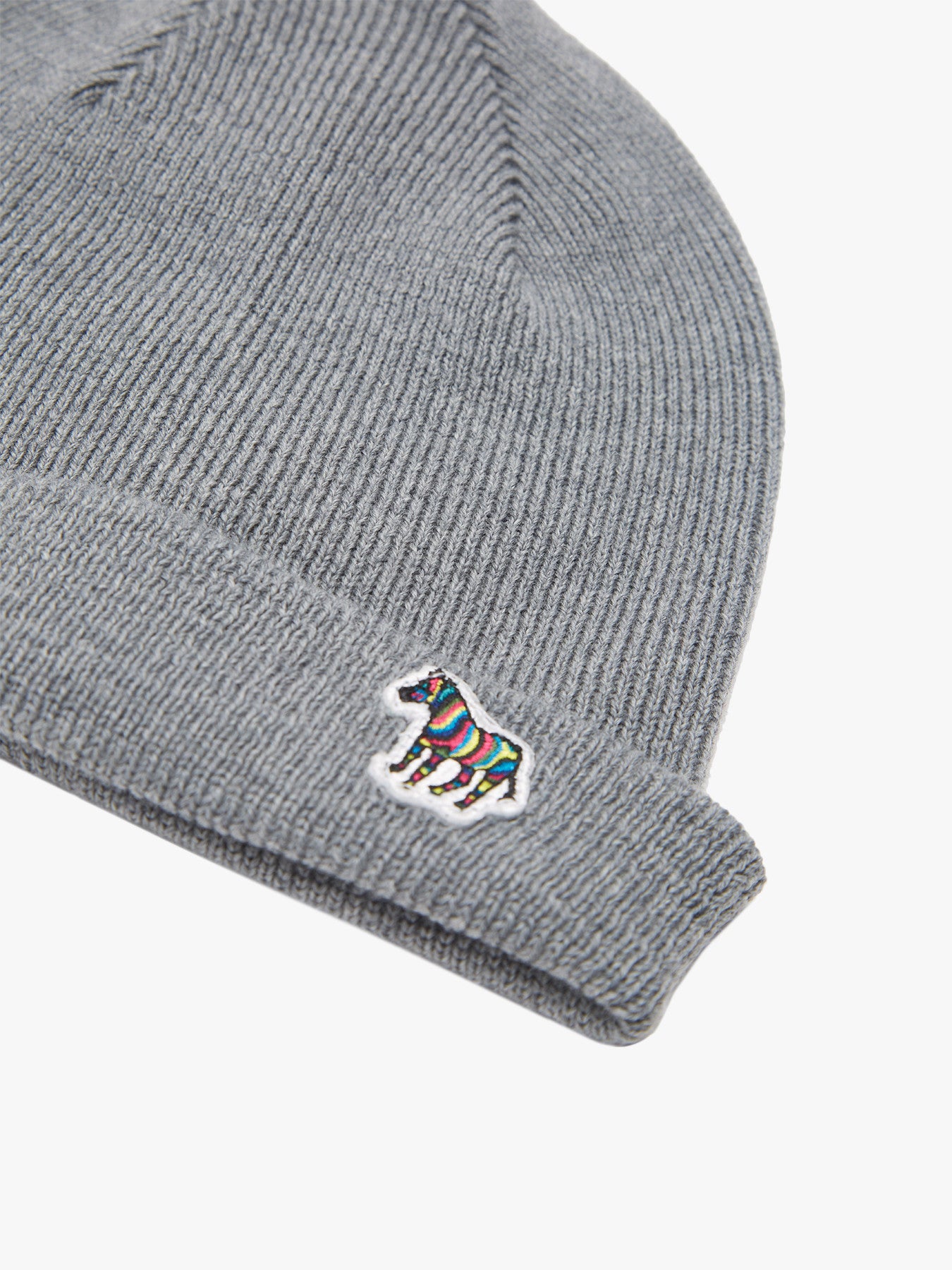 Zebra Logo Lambswool Beanie