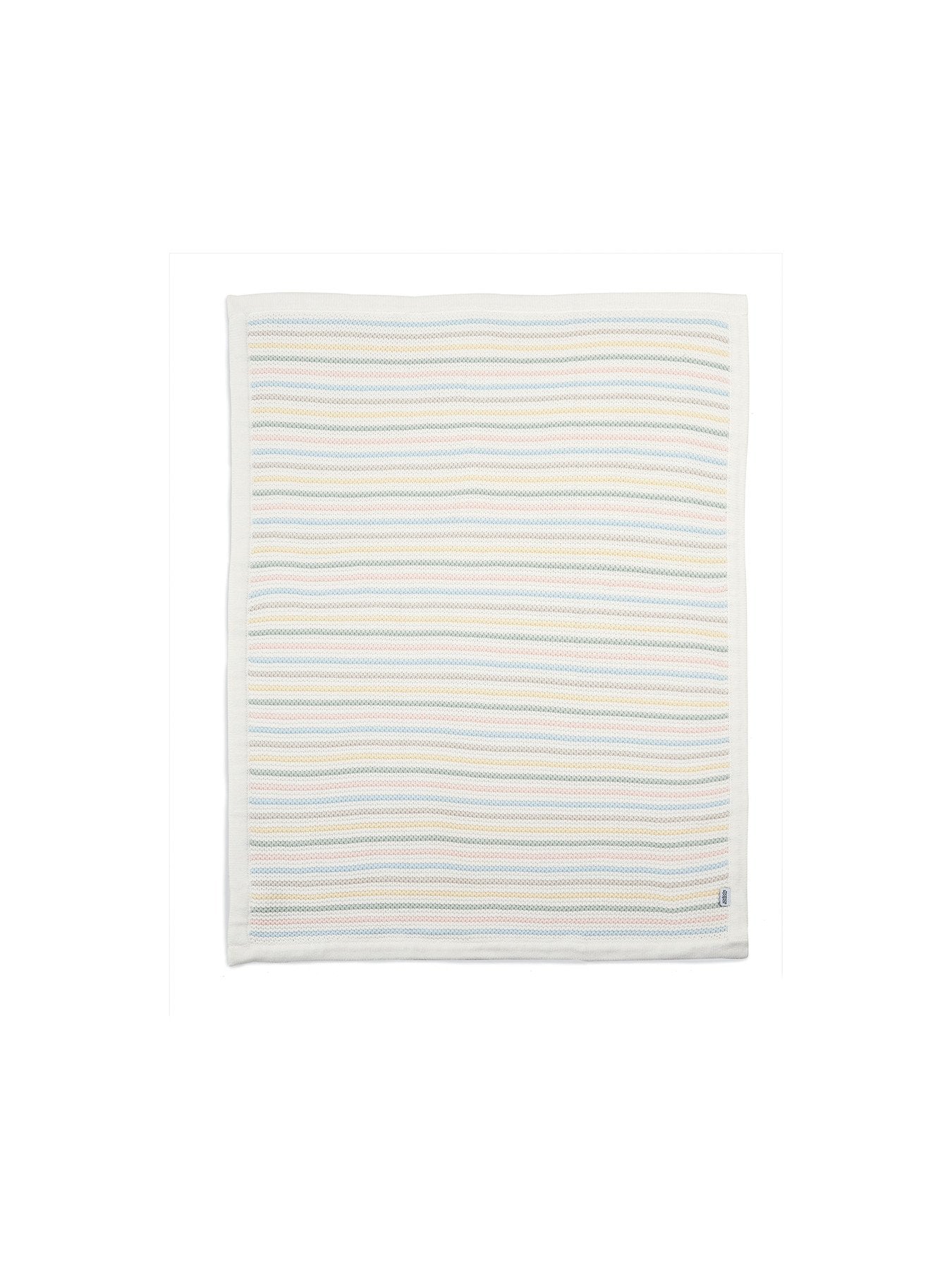Knitted Blanket Soft Pastel