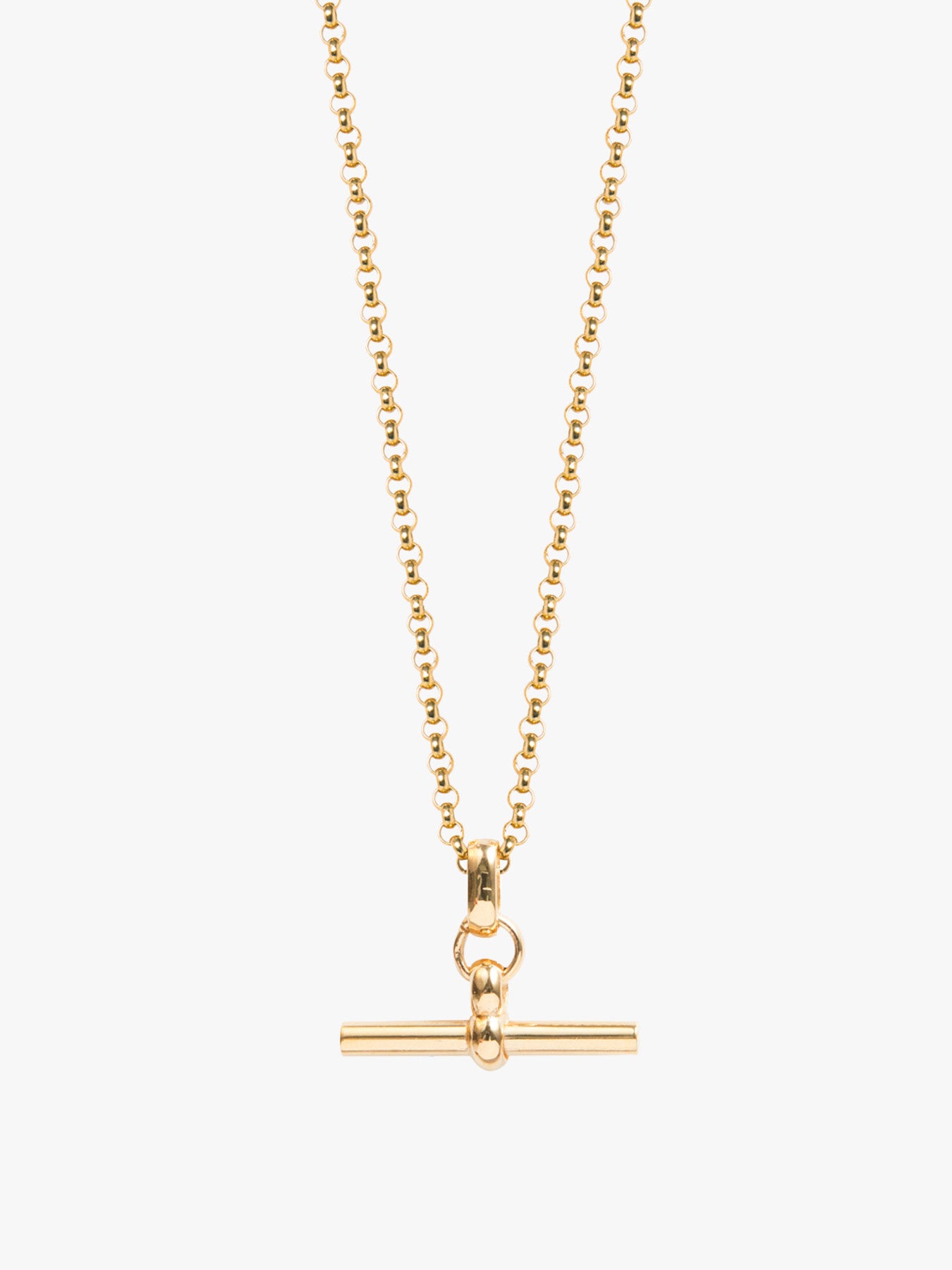 Small T-Bar Belcher Necklace
