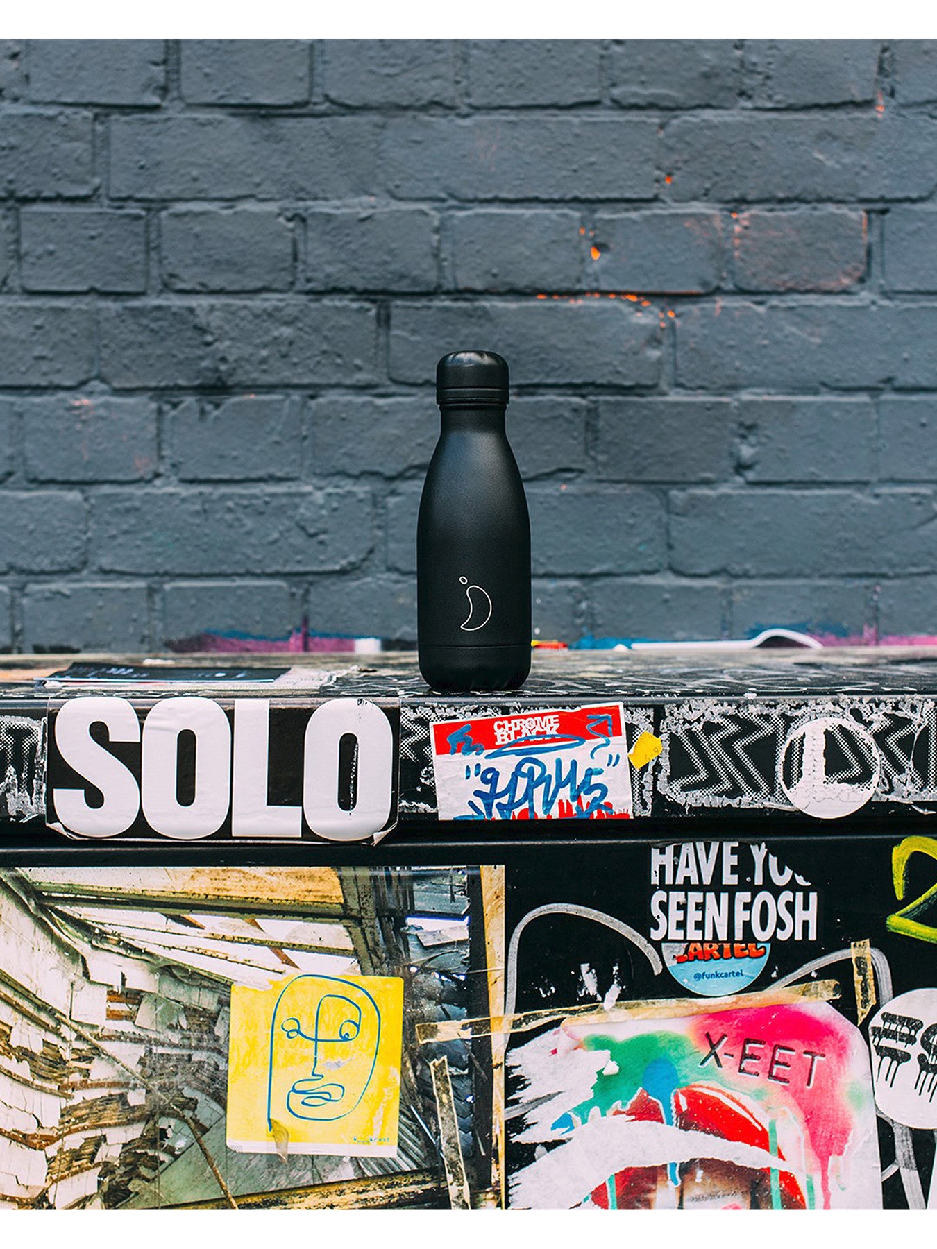 All Black Monochrome Bottle 260ml