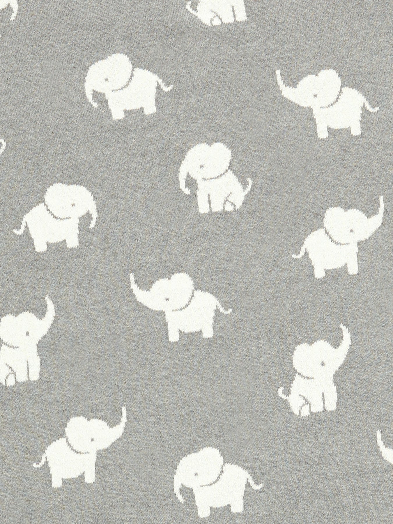 Welcome To The World Knitted Elephant Blanket
