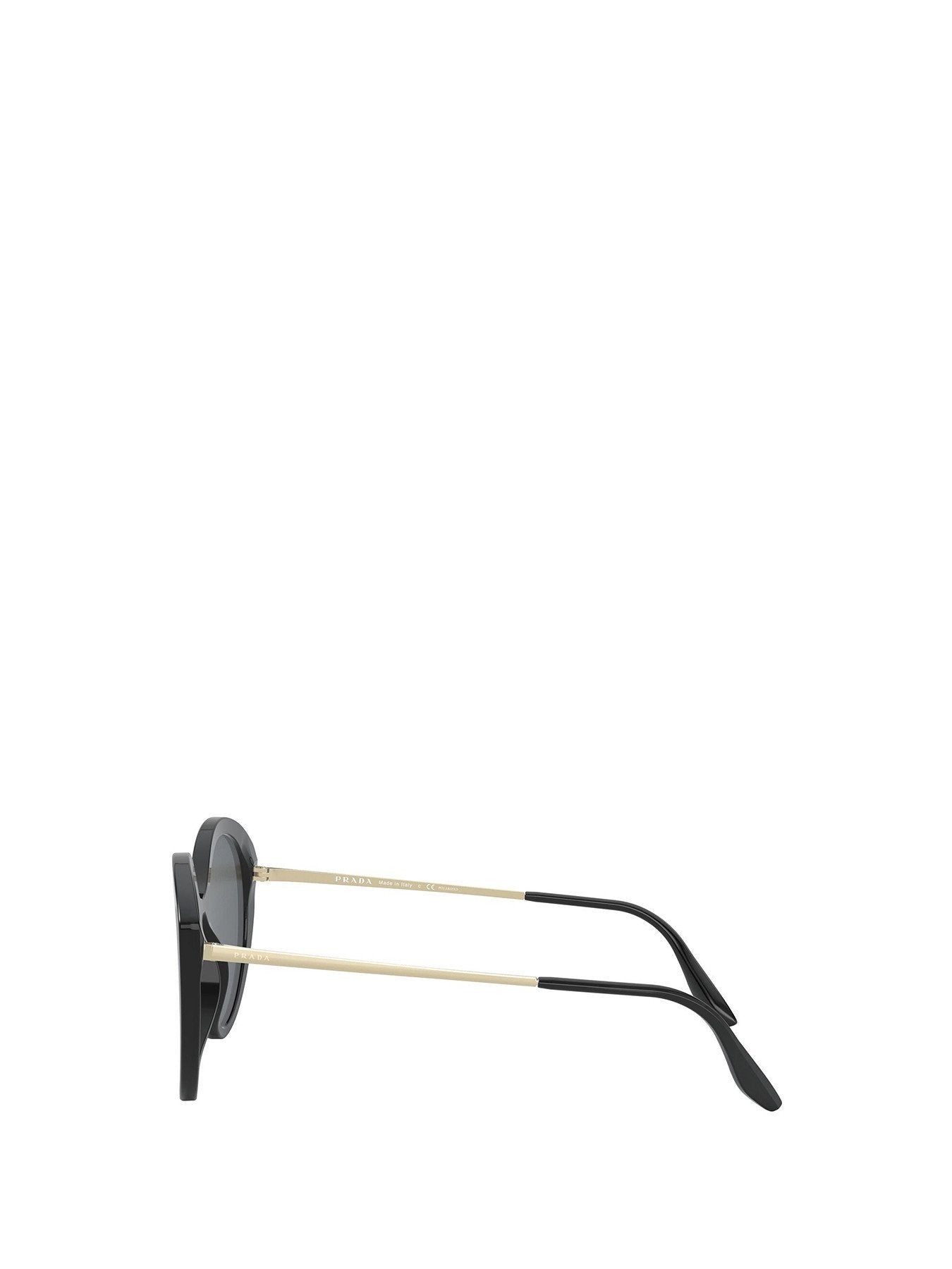 Cat-Eye Acetate Metal Temple Sunglasses