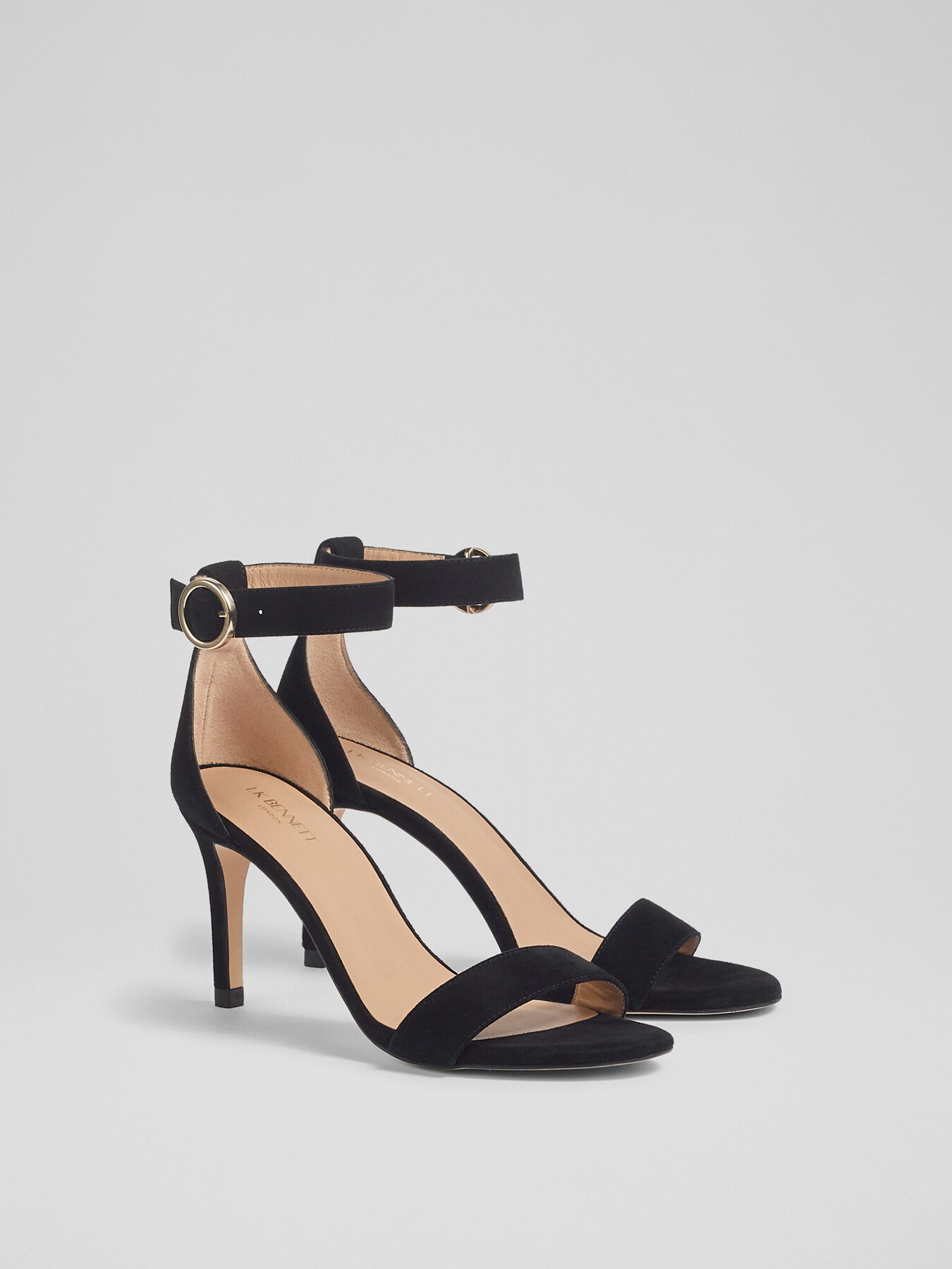 Ivy Suede Single Strap Sandals