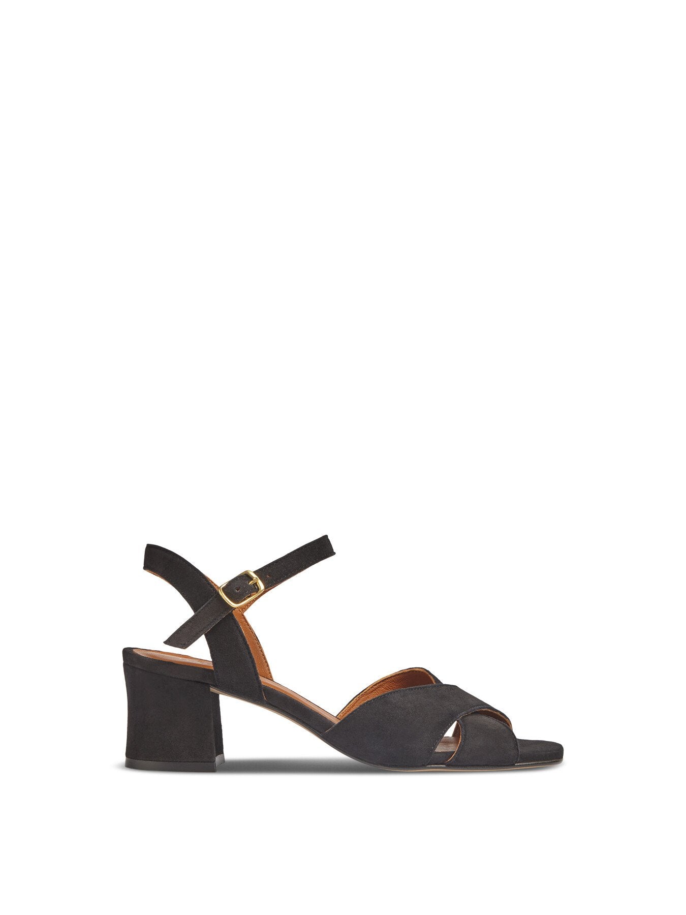 Alba Kid Suede Cross Front Sandal