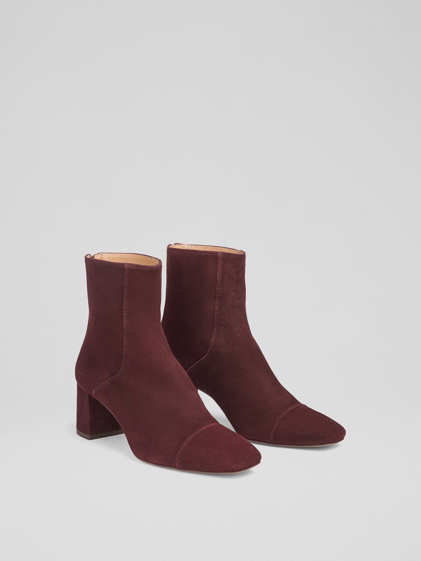 Maxine Bournville Toe Cap Block Heel Ankle Boot