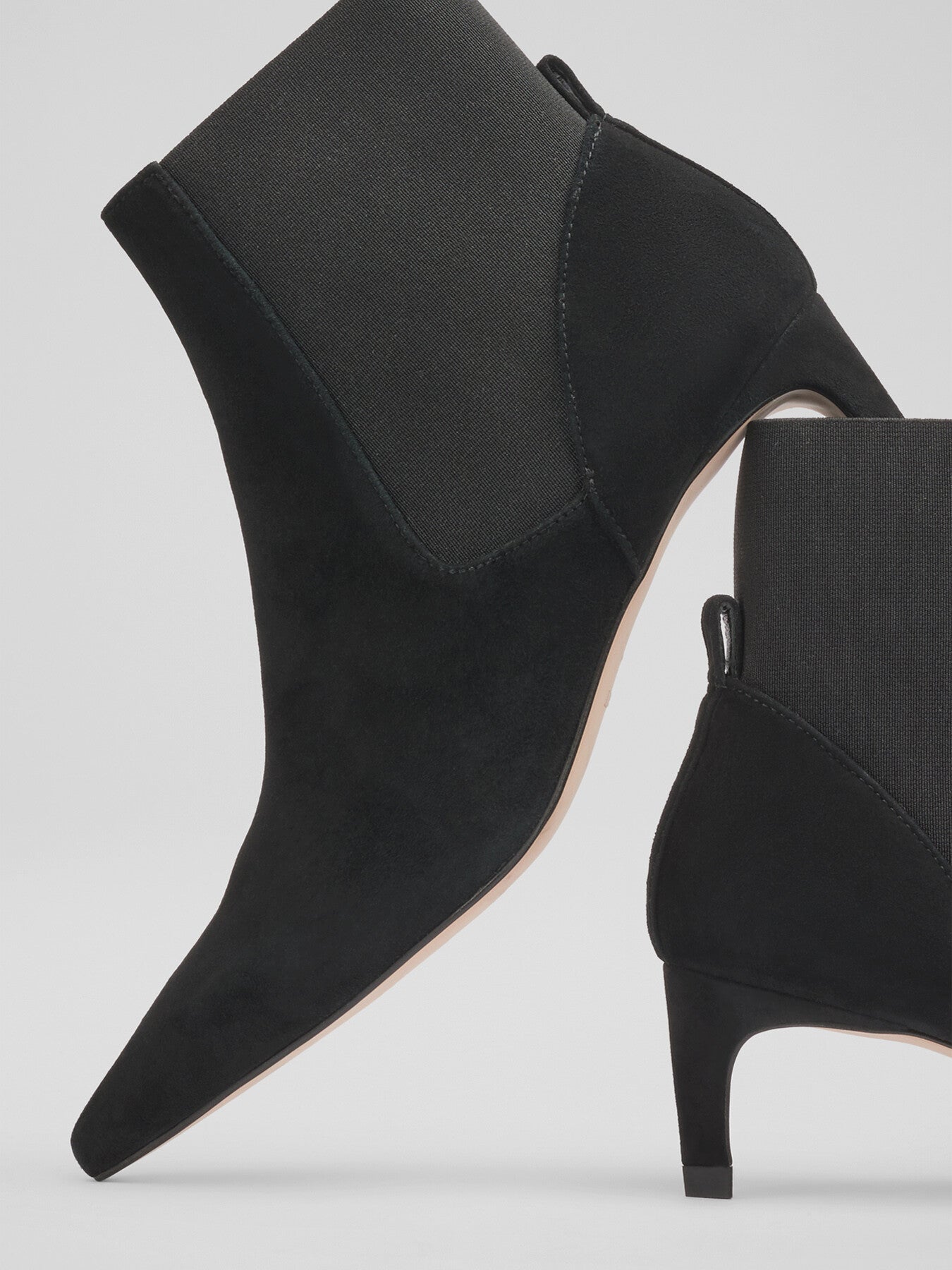 Adya Kitten Heel Elastic Gusset Boot