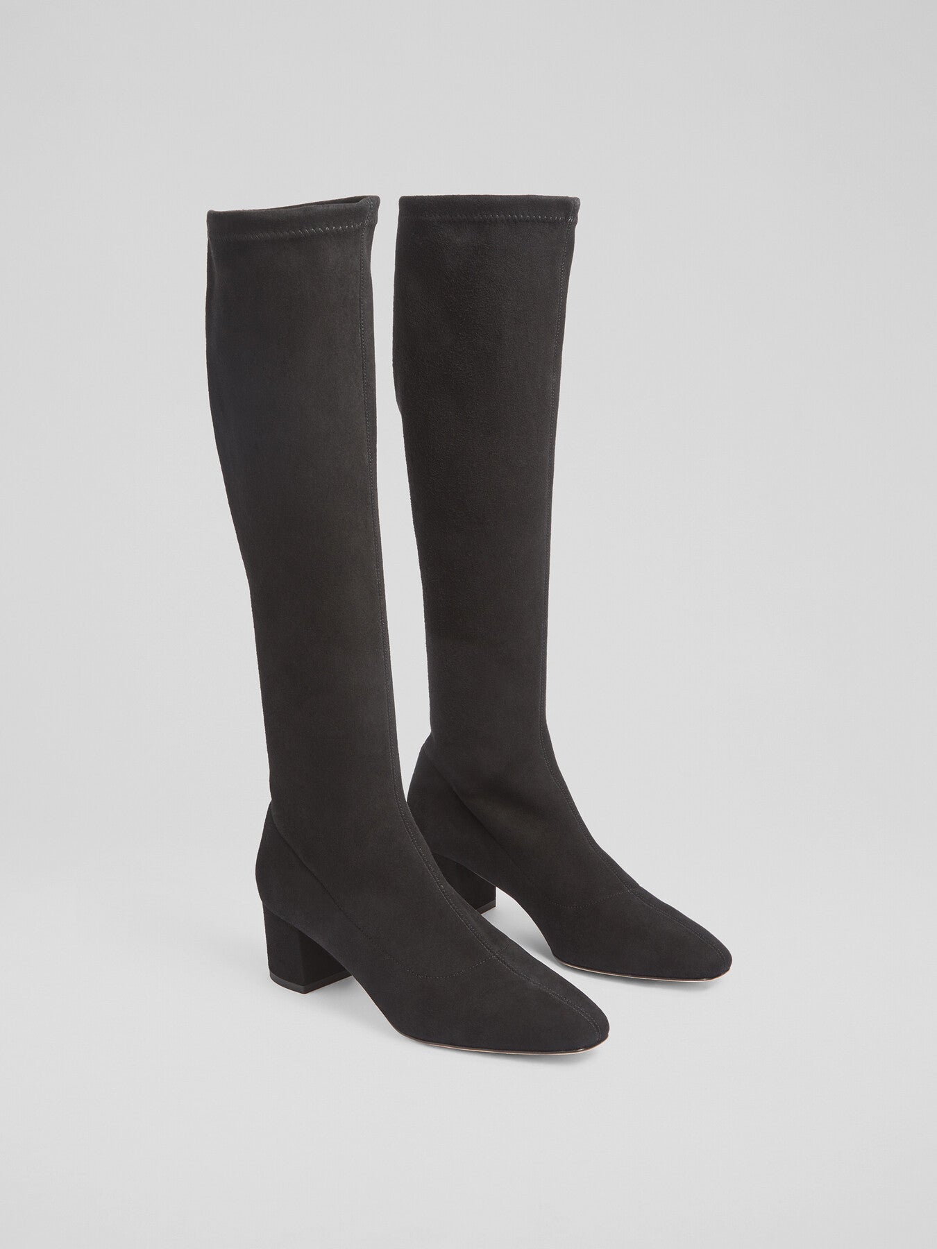 Eldon Block Heel Stretch Knee Boot