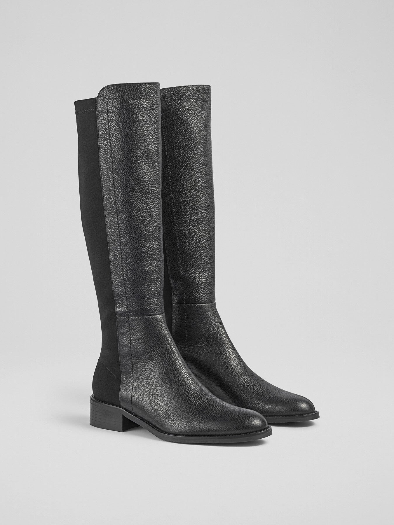 Tallis Half And Half Stretch Knee Boot