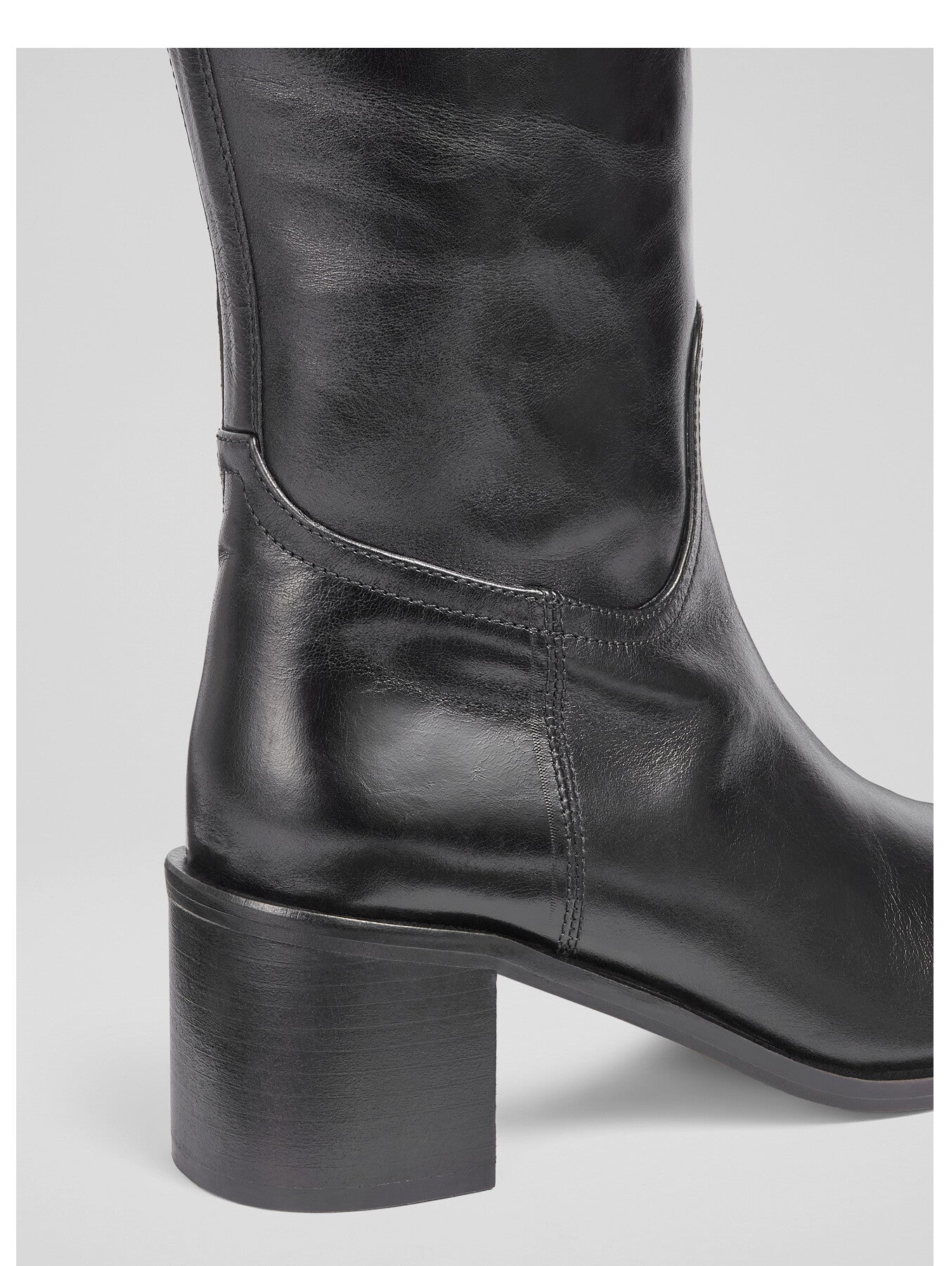 Claude Block Heel Rounded Square Toe