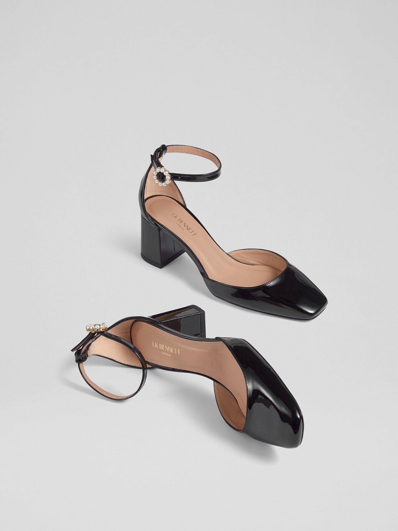 Darling Patent Leather D'orsay Courts