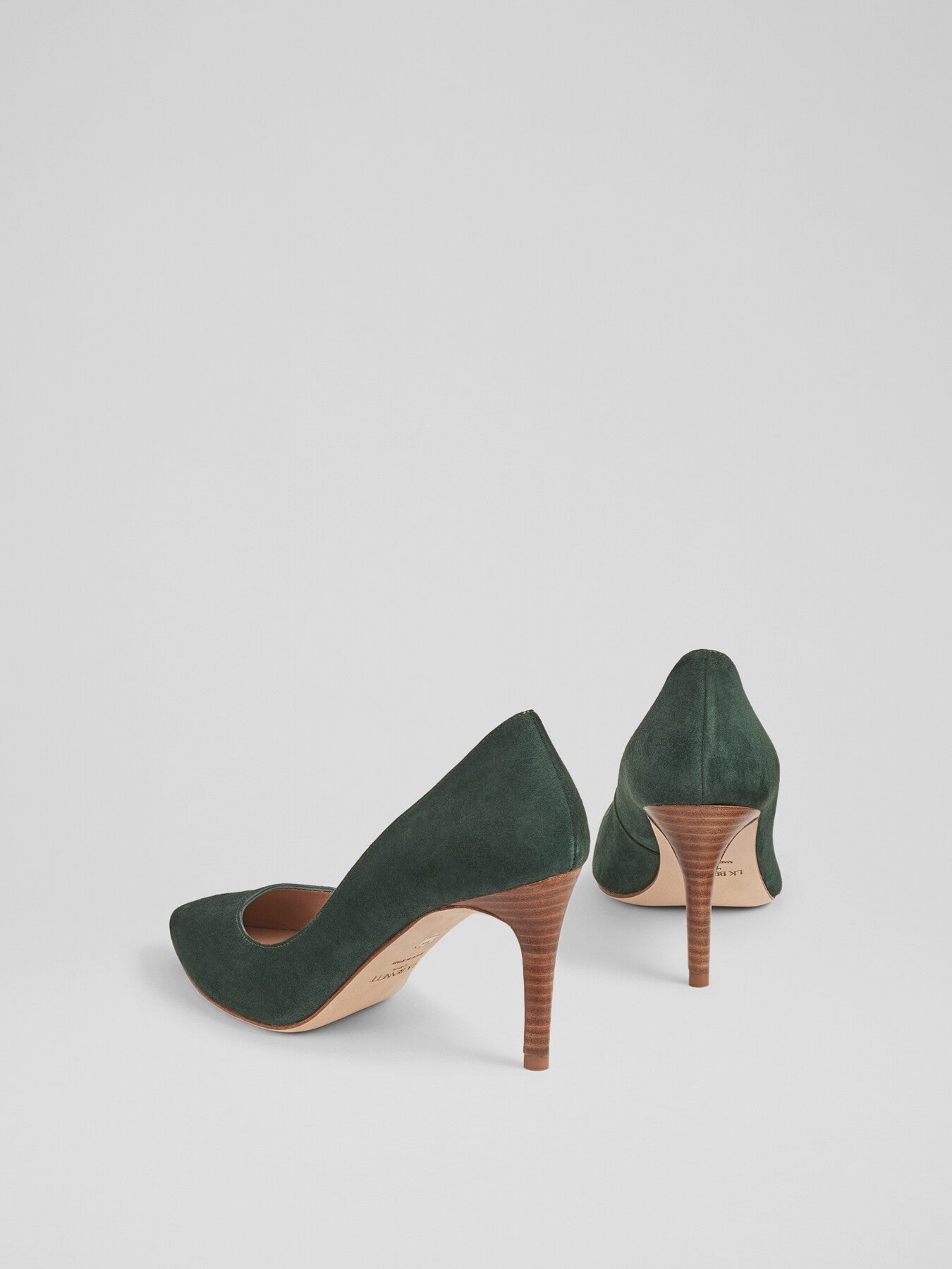 Floret Forest Suede Pointed Toe Courts