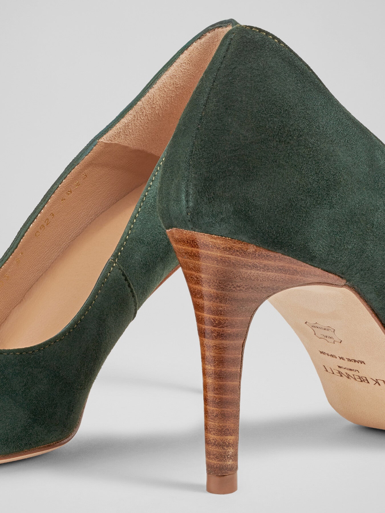 Floret Forest Suede Pointed Toe Courts