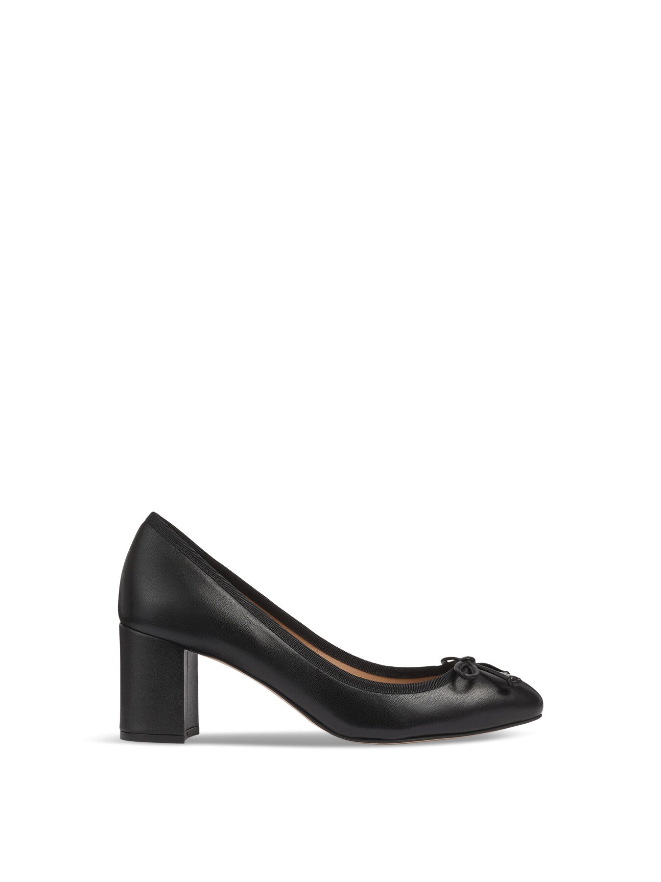 Juliette High Heel Grosgrain Ballerina Courts