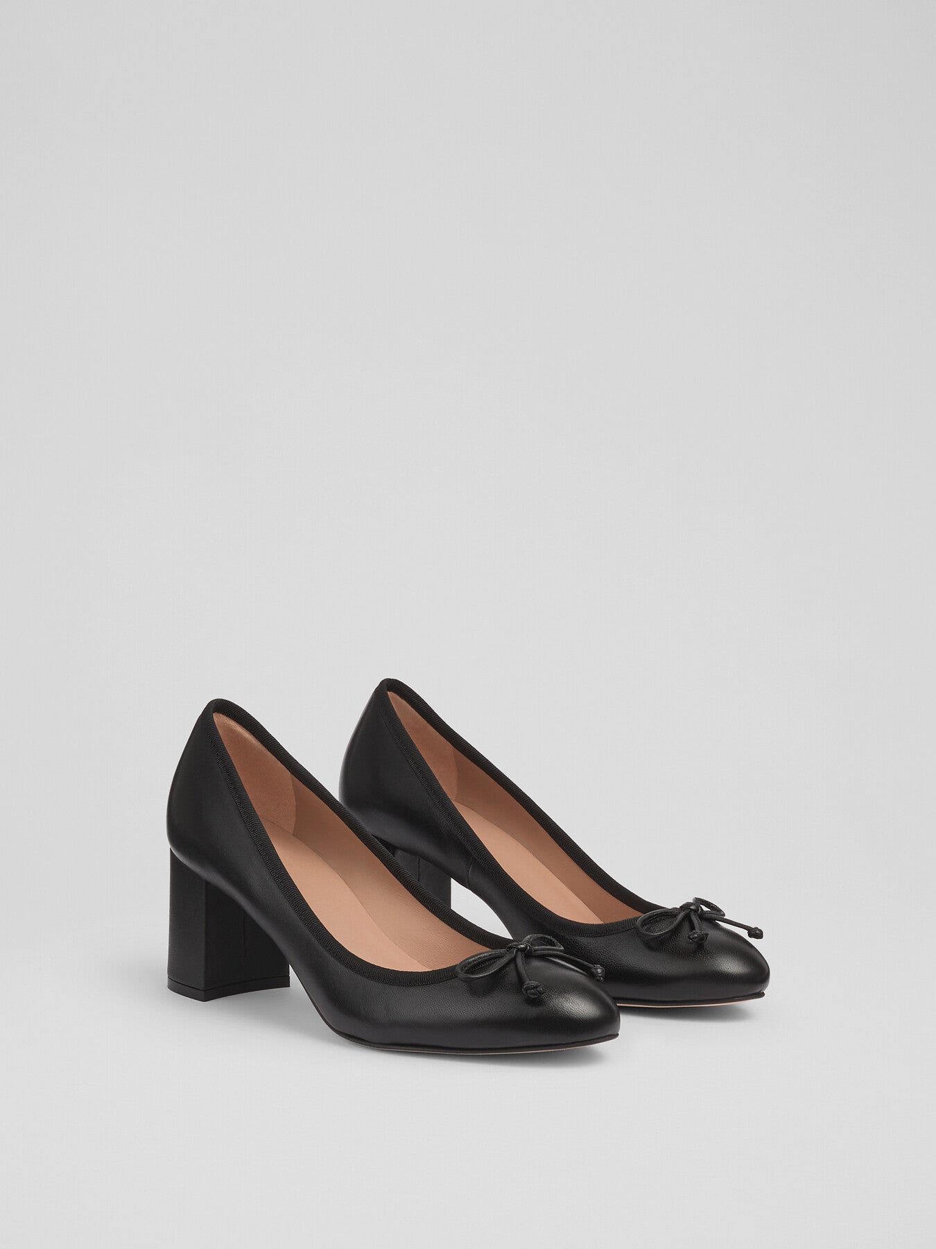 Juliette High Heel Grosgrain Ballerina Courts