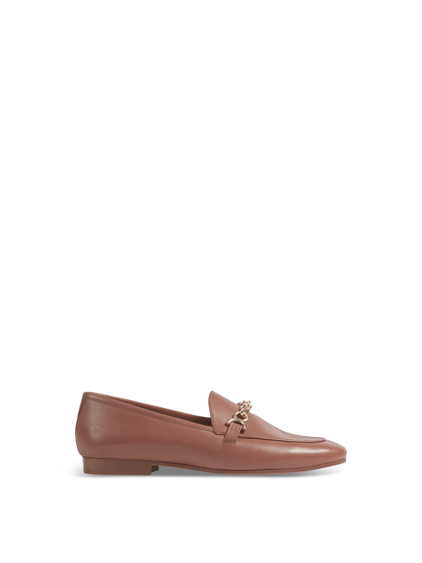 Adalynn Tan Leather Sffle Loafers