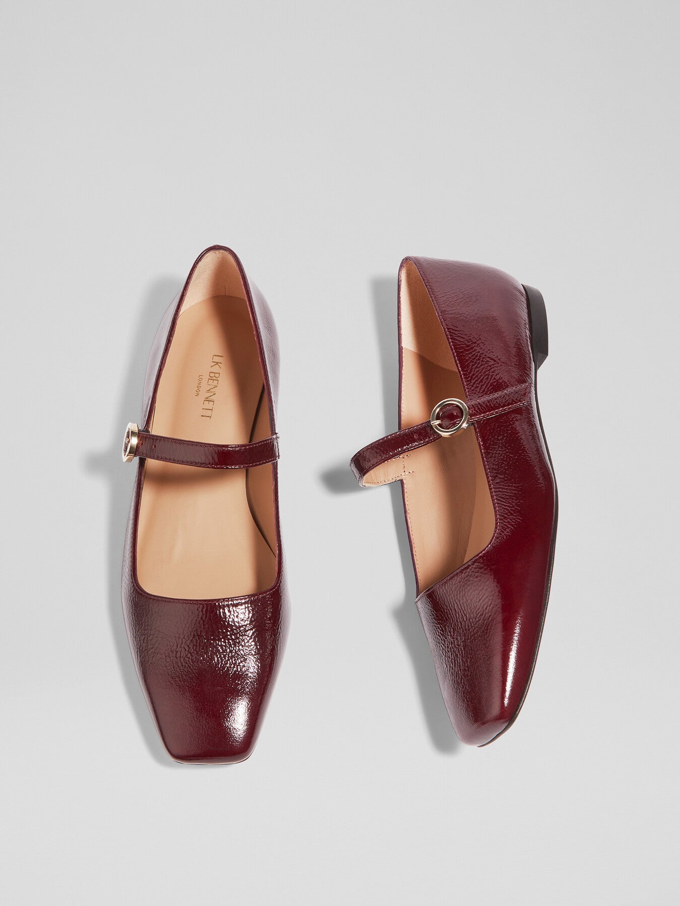 Willow Bordeaux Mary Jane Flats