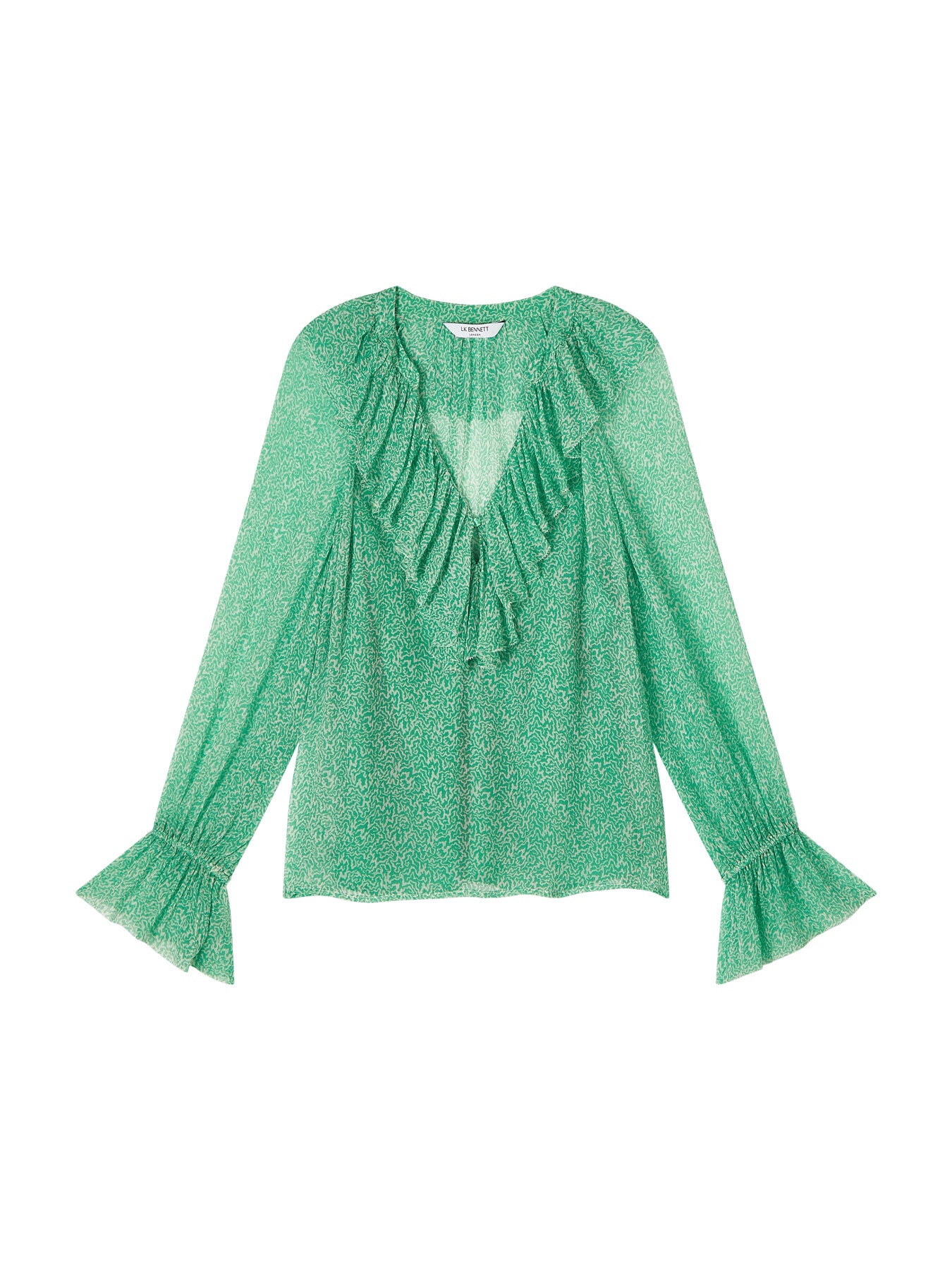 Annie And Cream Wiggle Print Blouse