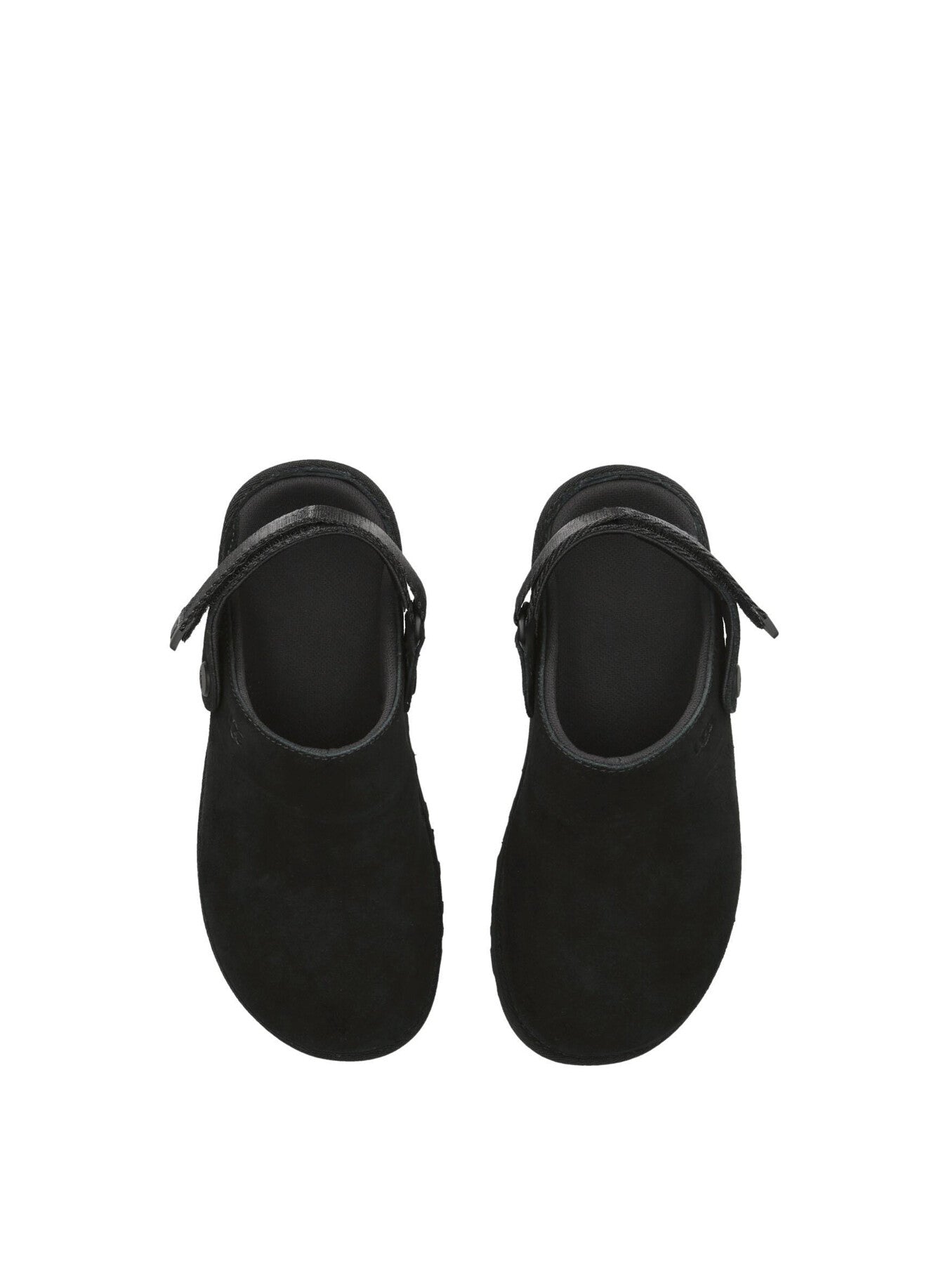 Goldenstar Suede Clogs Black