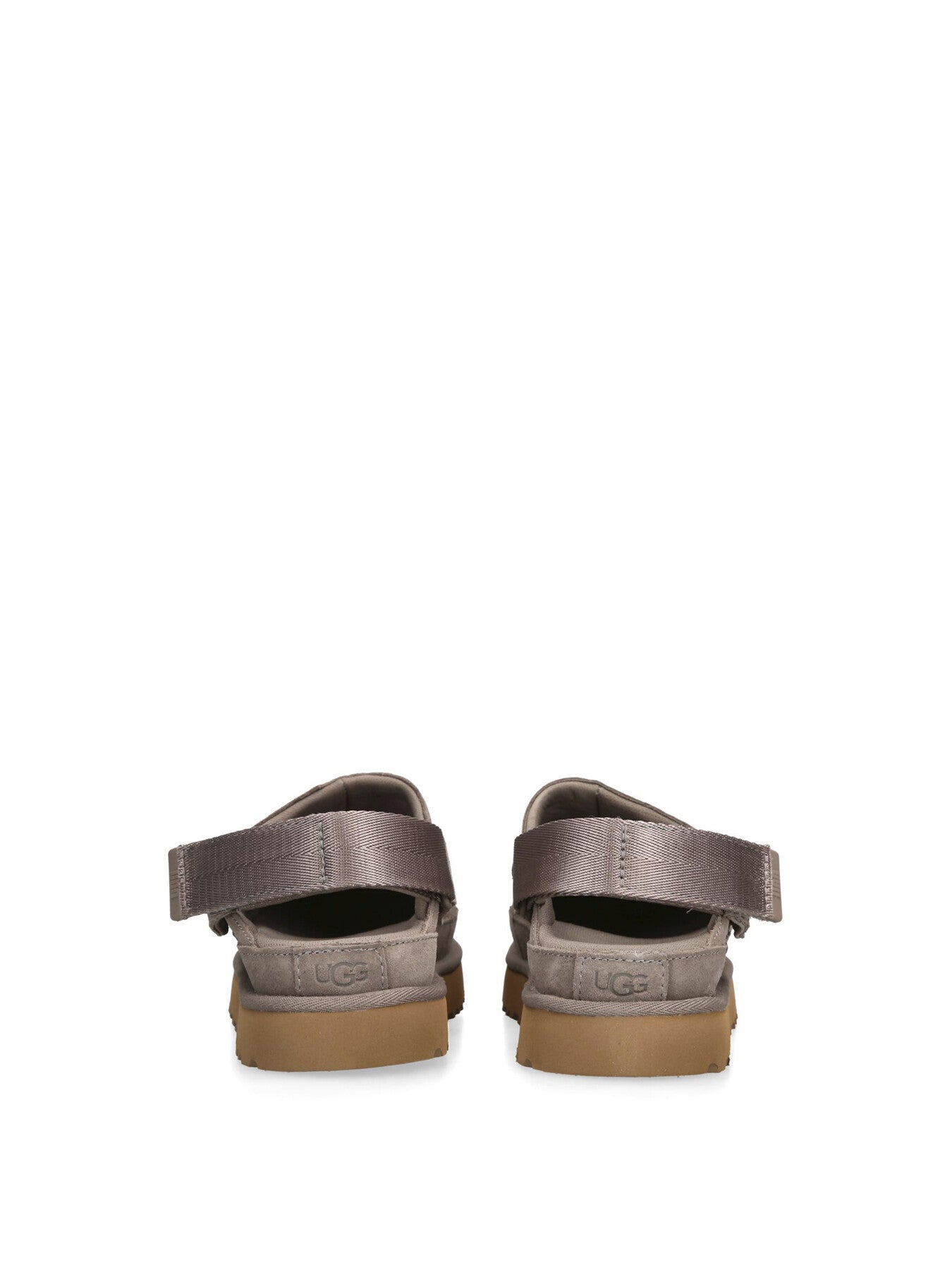 Golden Suede Clog Dark Grey