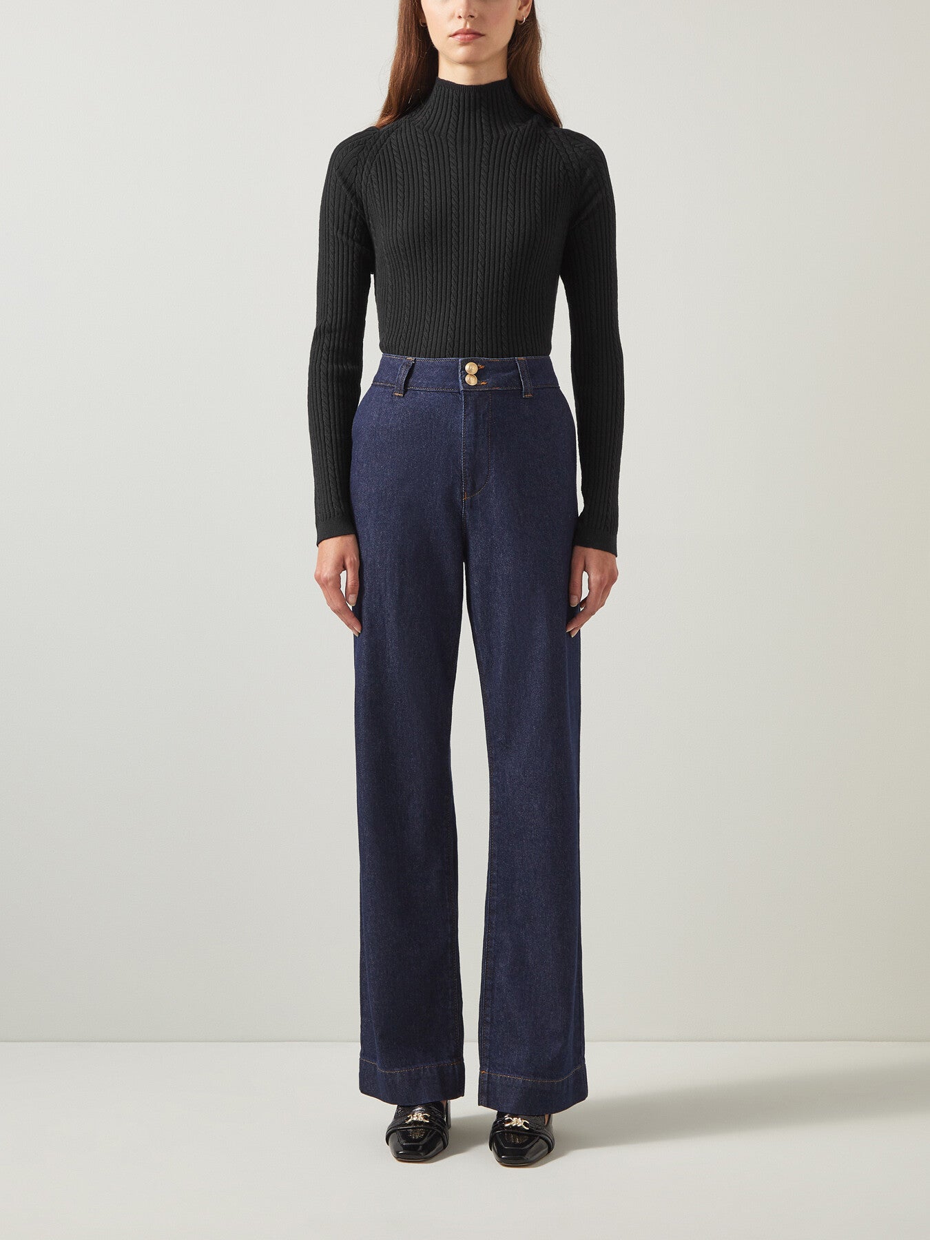 West Cable Stitch Sweater