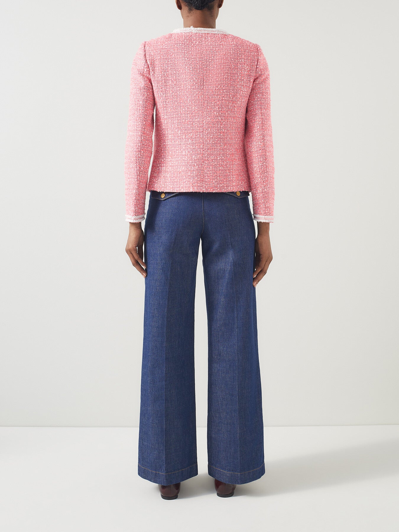 Charlie & Ivory Tweed And Trim Jacket
