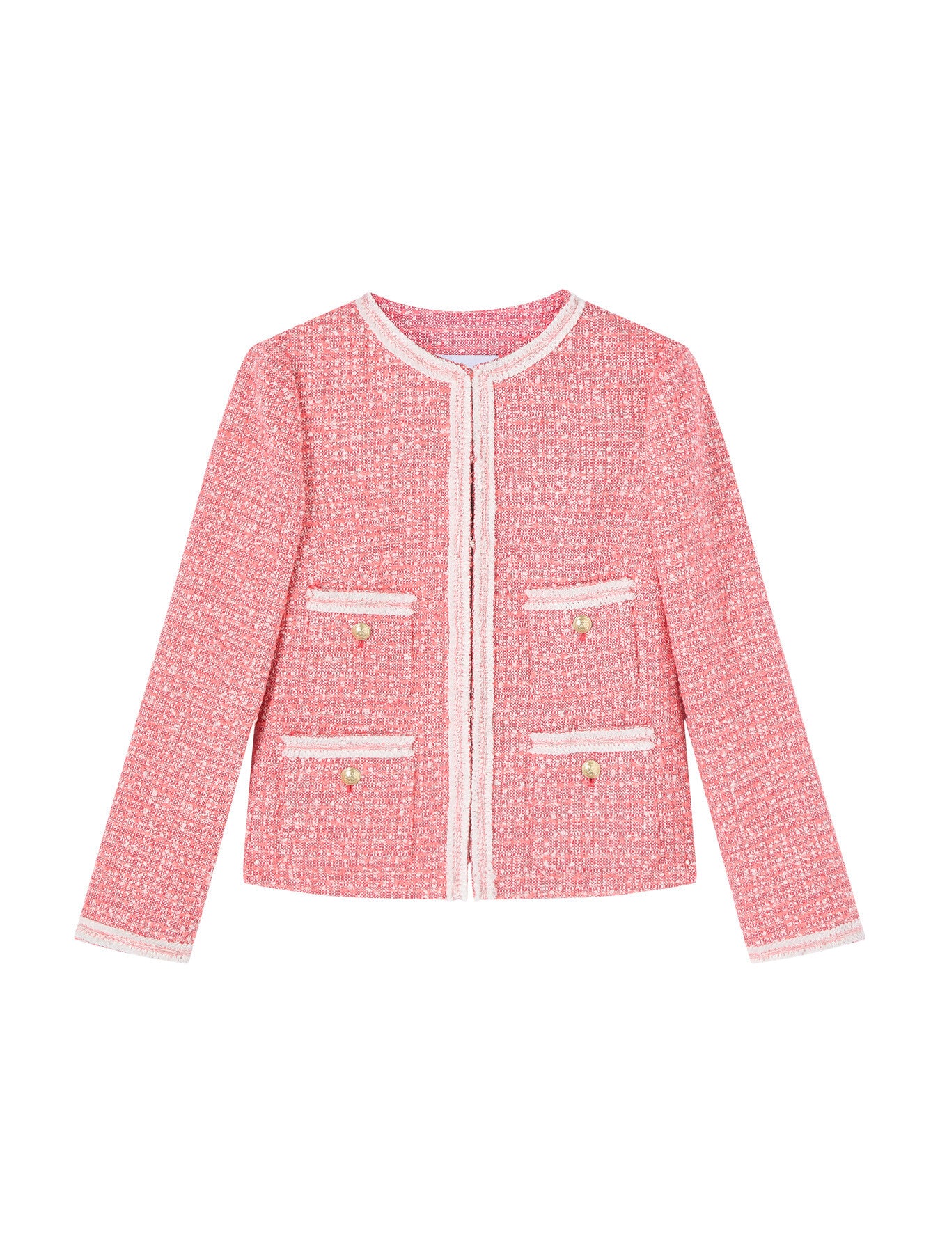 Charlie & Ivory Tweed And Trim Jacket