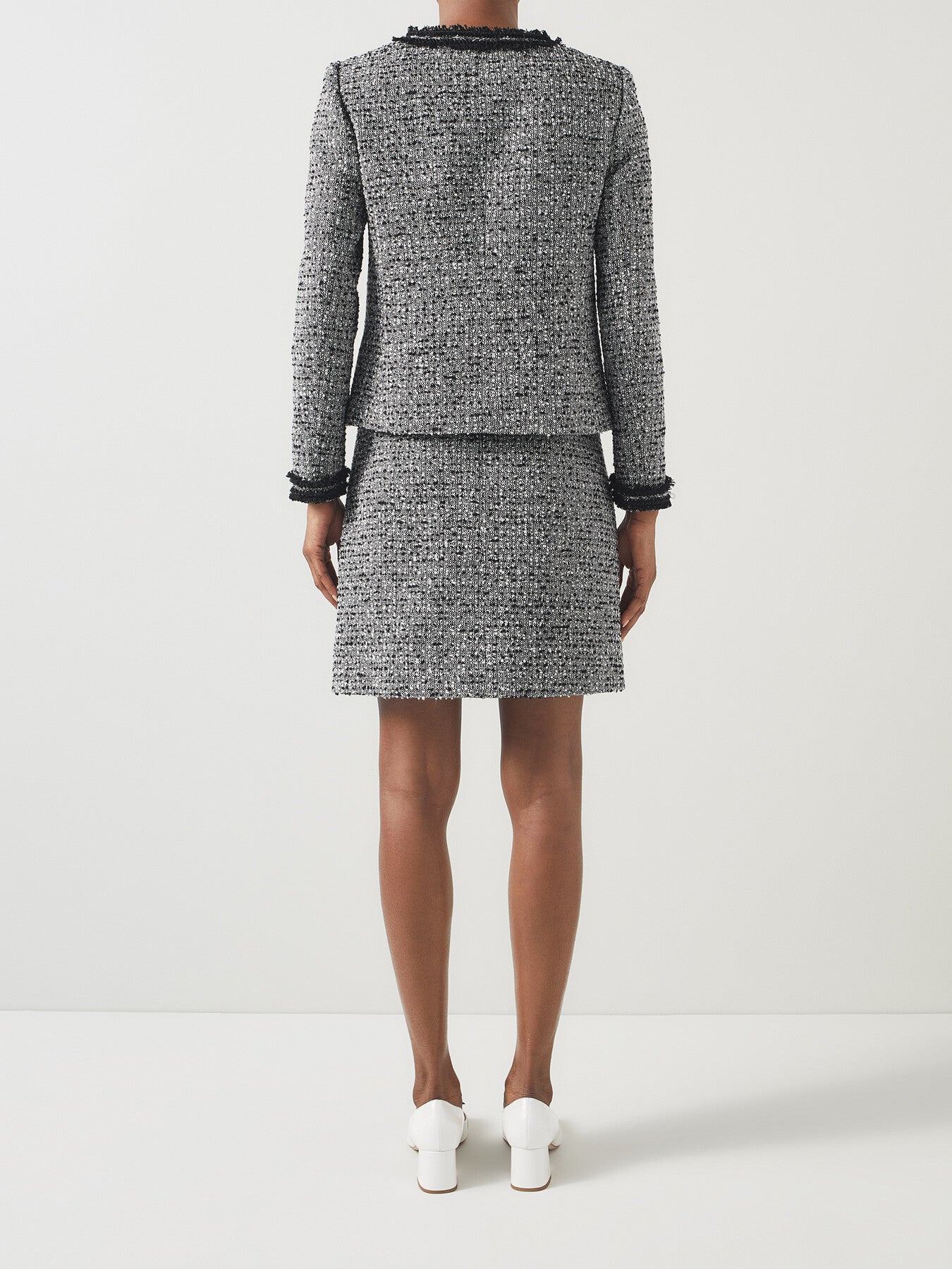 Charlie & Ivory Tweed & Trim Jacket