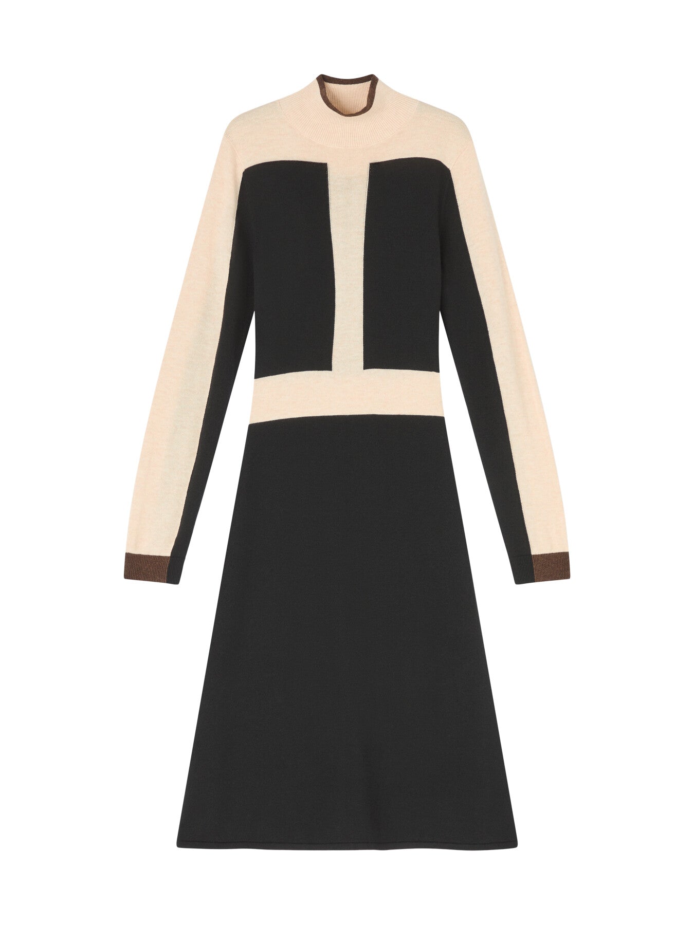 Selma Multi Colour Block Knitted Dress