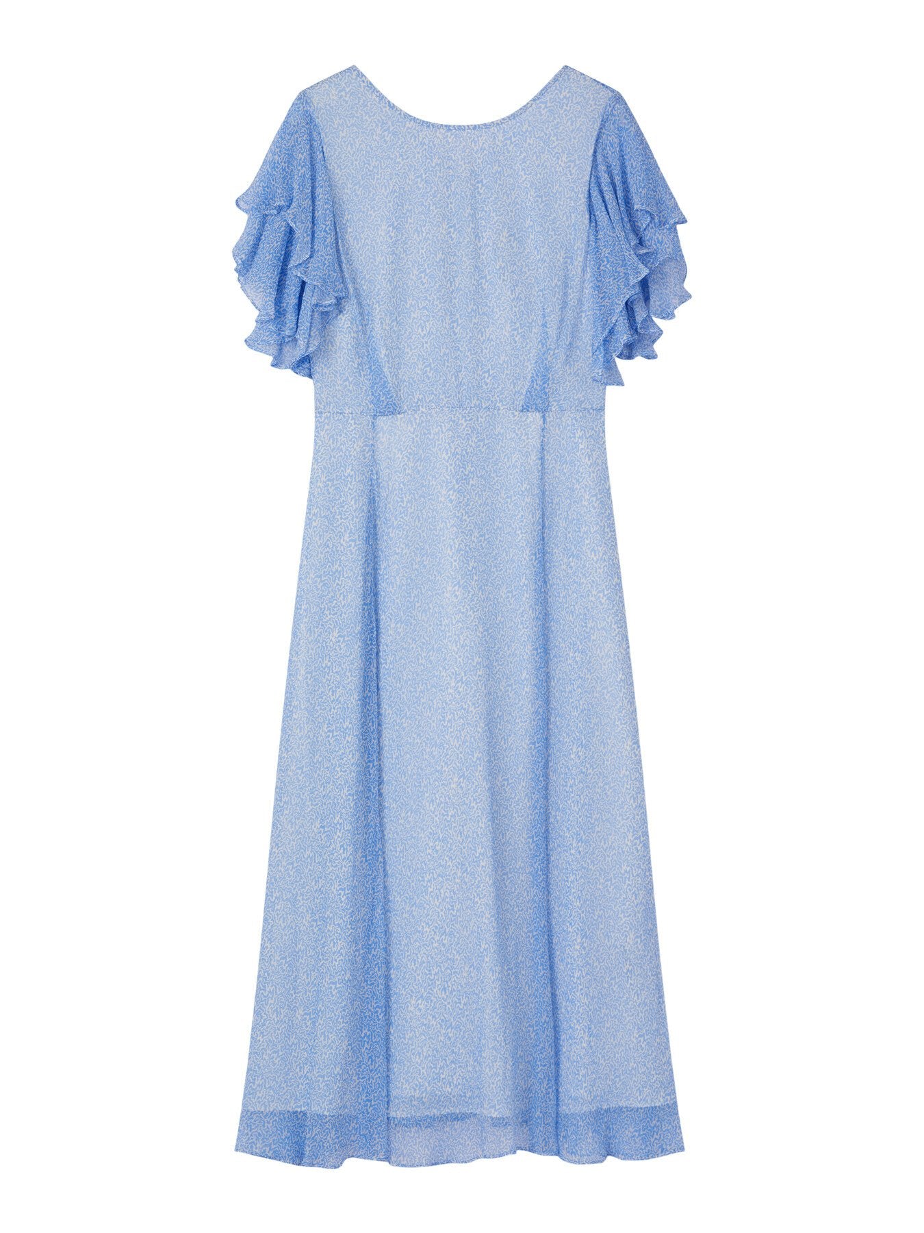 Agnes Mini Wiggle Print Georgette Dress