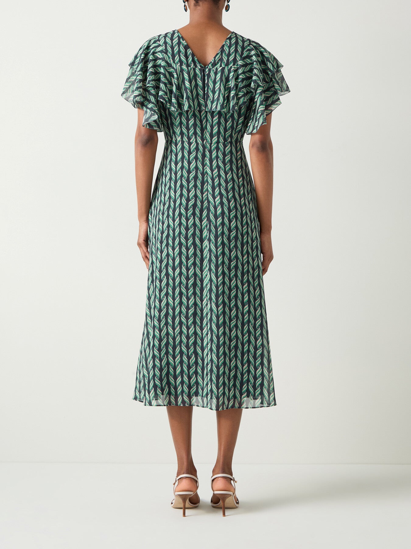 Agnes Print Georgette Dress