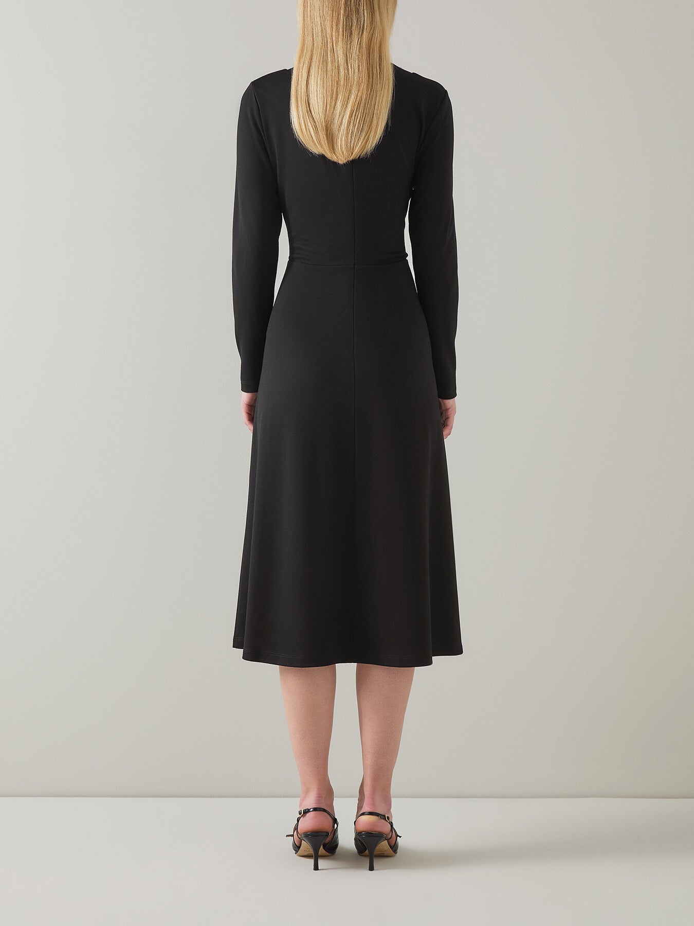 Lacey Gathered Bust Midi Dress