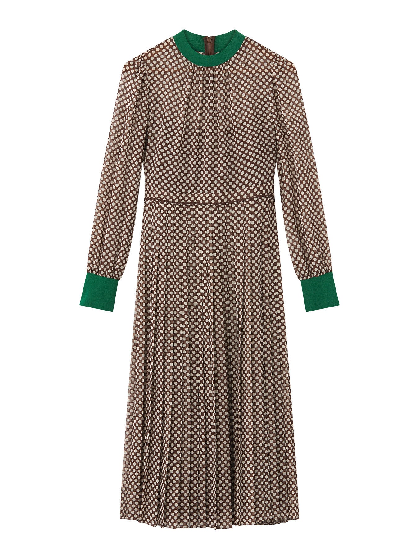 Marianne And Cream Graphic Spot Print Midi Dress