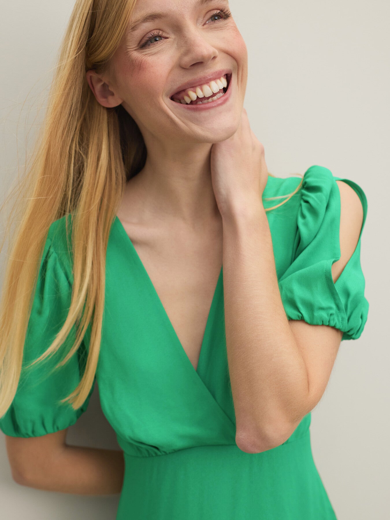 Hermia Crepe Maxi Dress