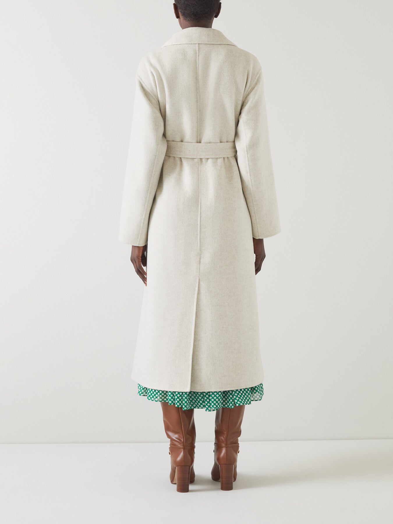 Anderson Cream Double-Faced Wool Coat