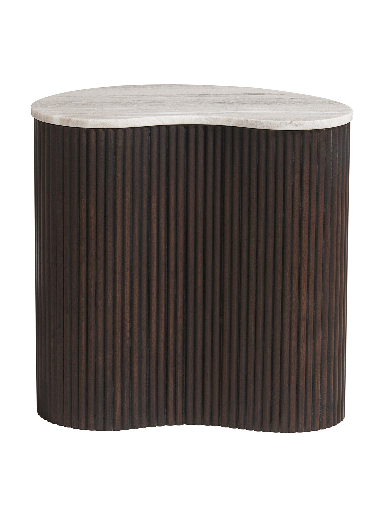 Odin Mango Wood and Marble Small Coffee Table