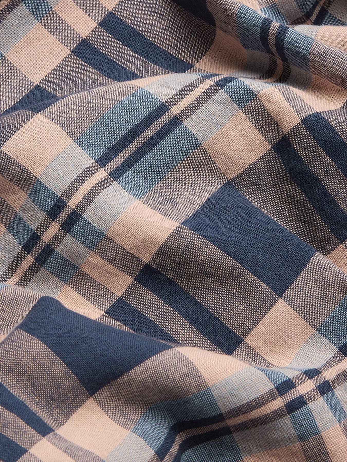 Dallington Plaid Linen Blend Duvet Cover