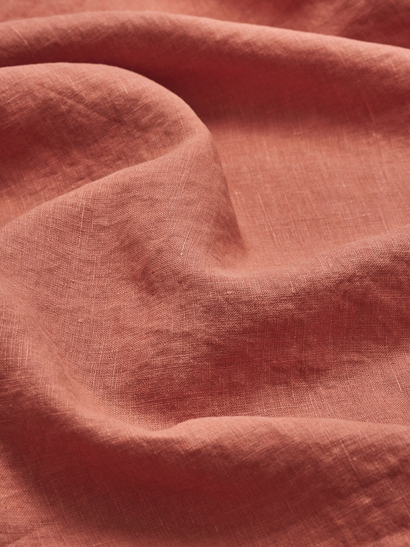 Plain Linen Blend Duvet Cover