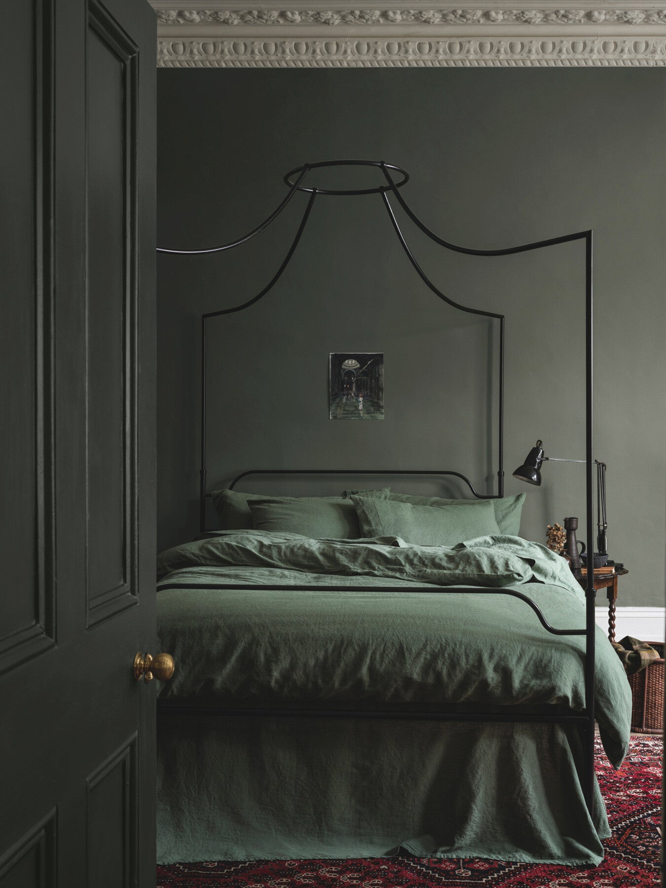 Plain Linen Blend Duvet Cover