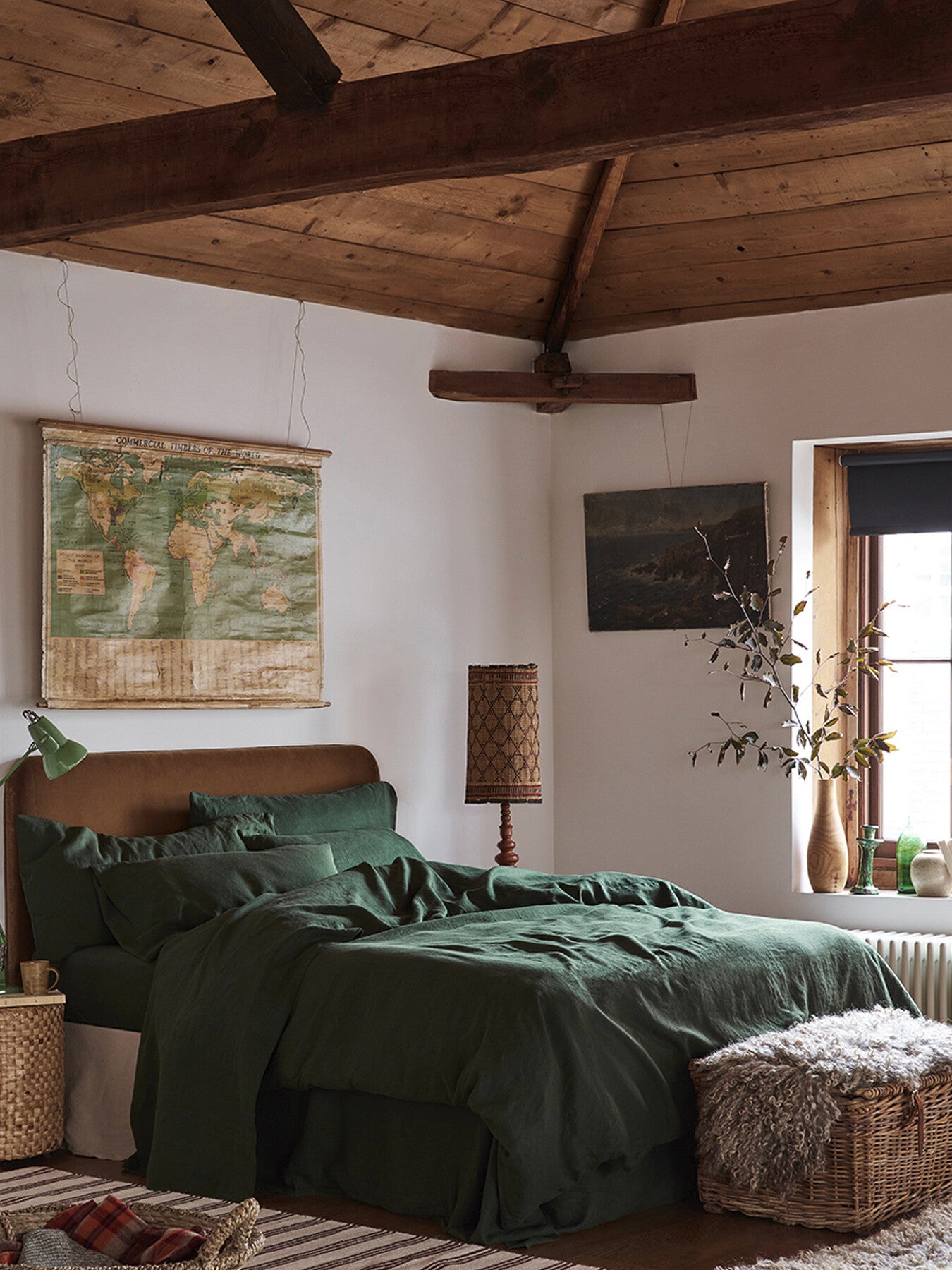 Plain Linen Blend Duvet Cover