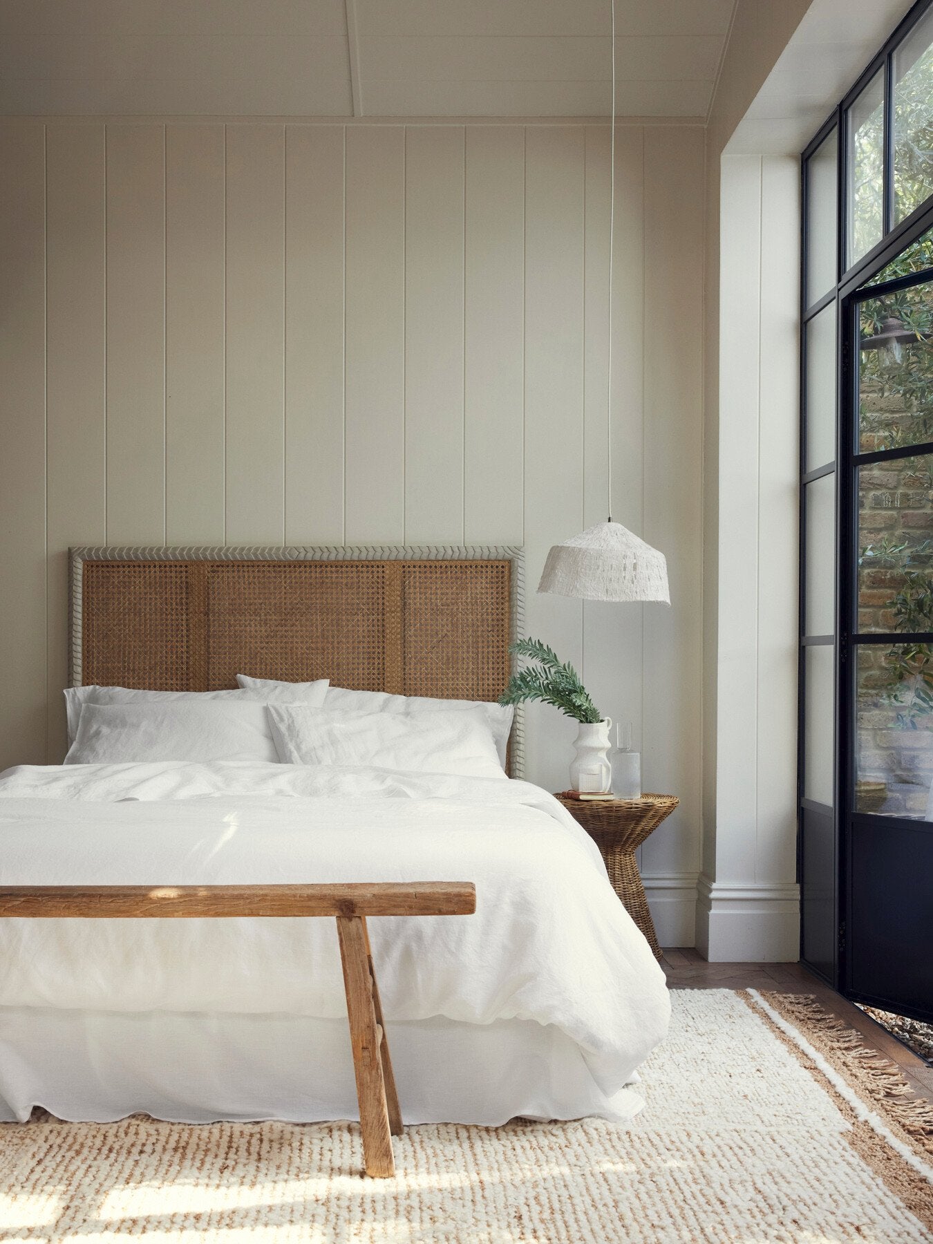 Plain Linen Blend Duvet Cover