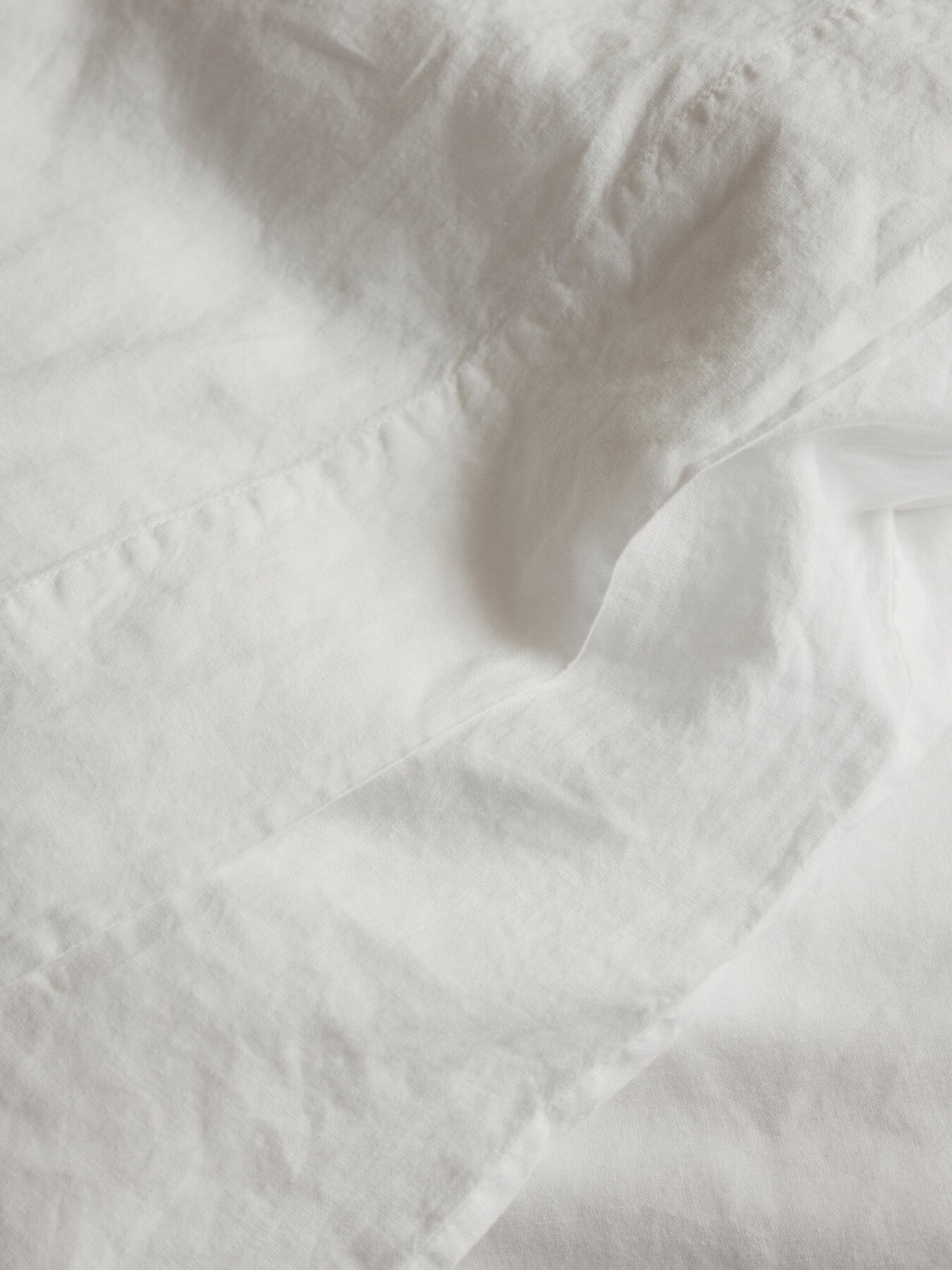 Plain Linen Blend Duvet Cover