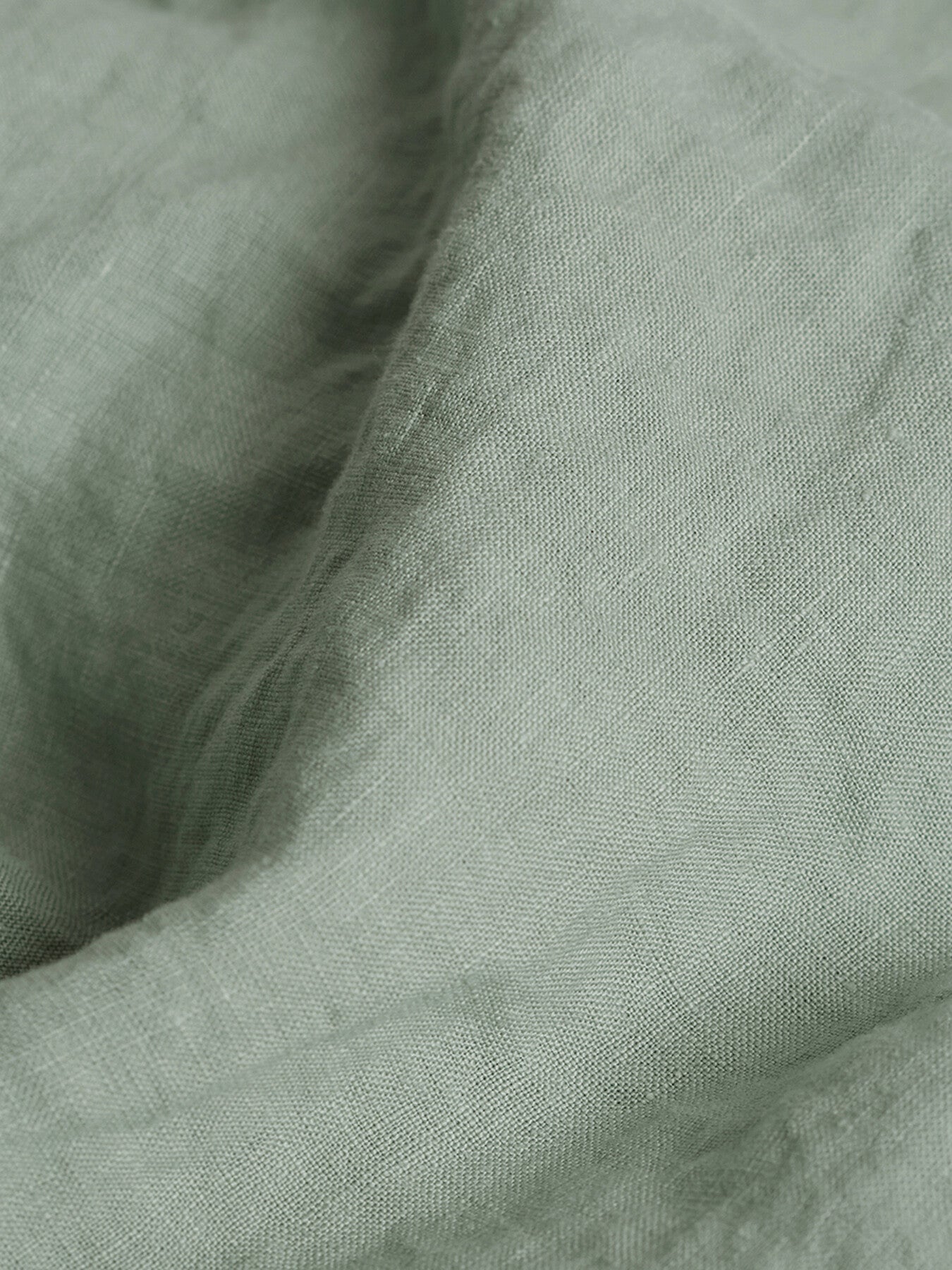 Plain Linen Blend Fitted Sheet