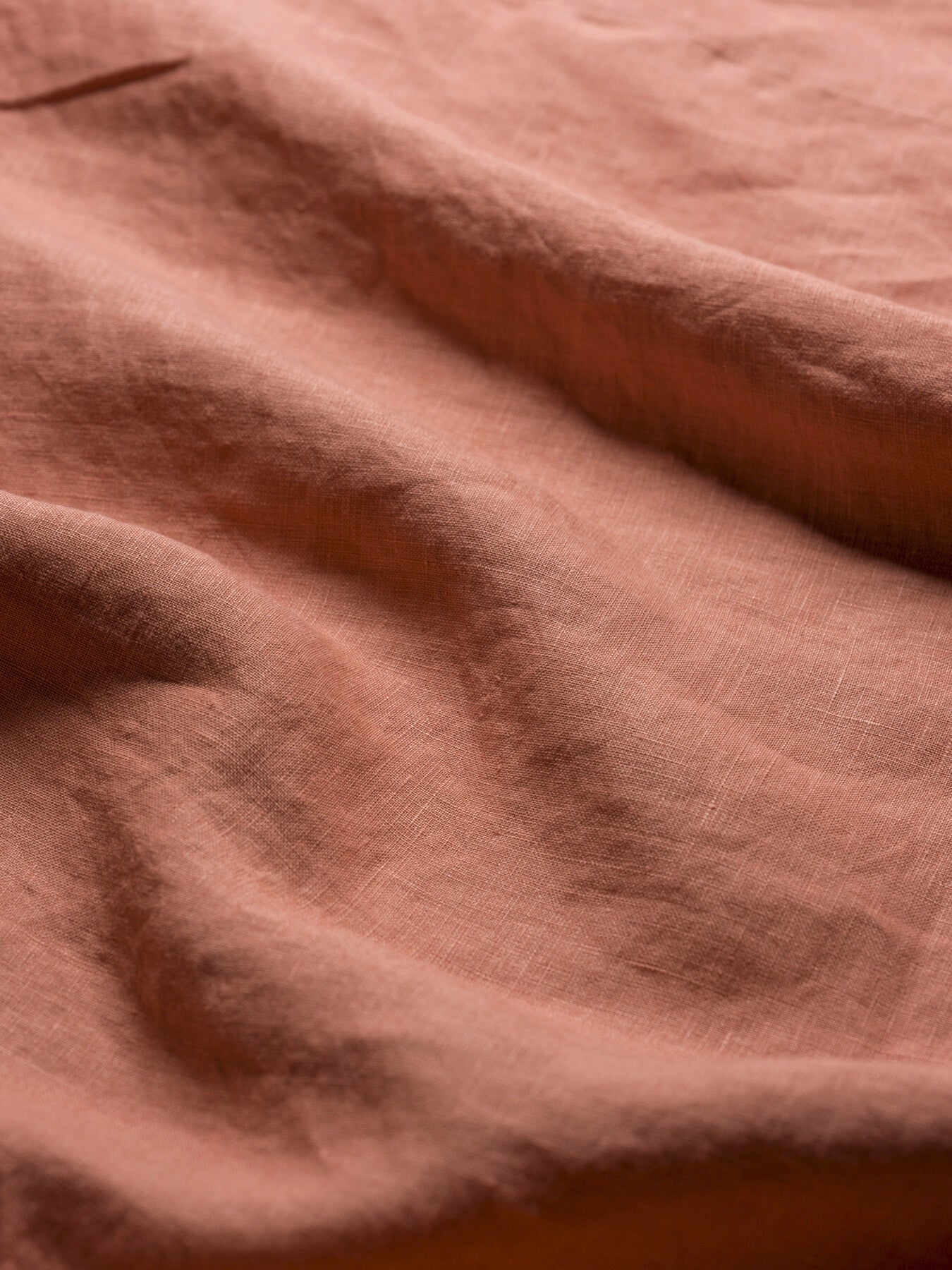 Plain Linen Blend Fitted Sheet