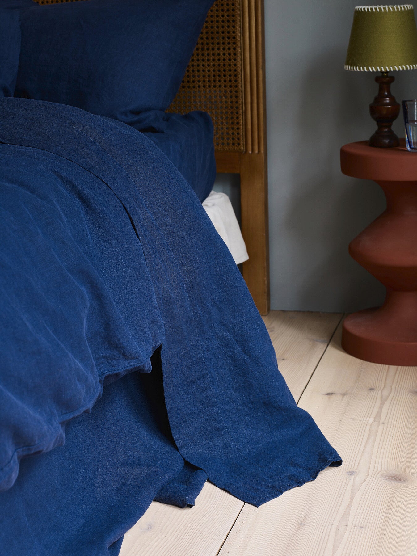 Plain Linen Blend Flat Sheet