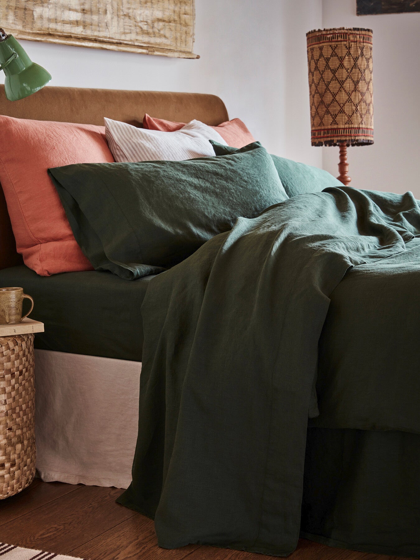 Plain Linen Blend Flat Sheet