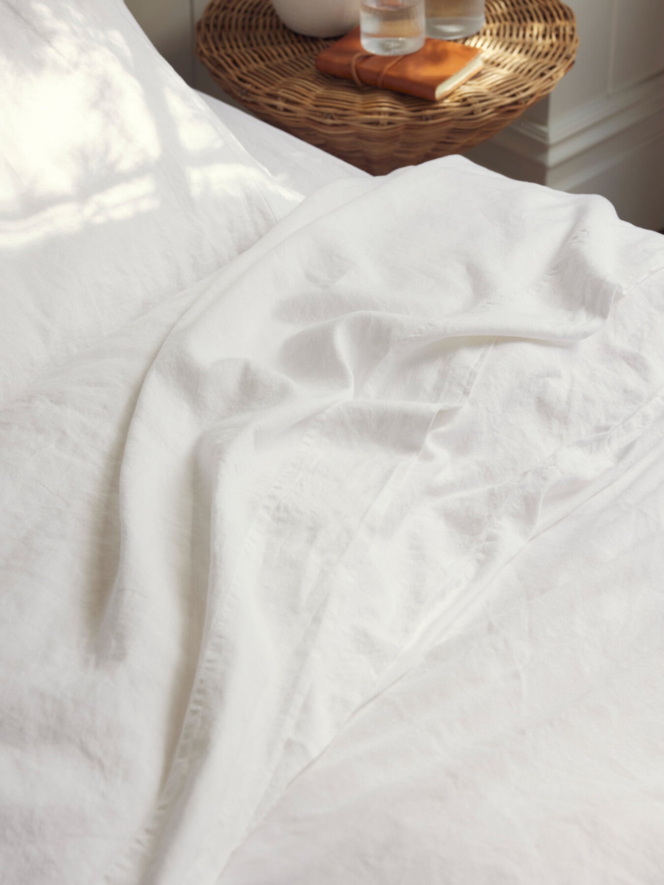 Plain Linen Blend Flat Sheet