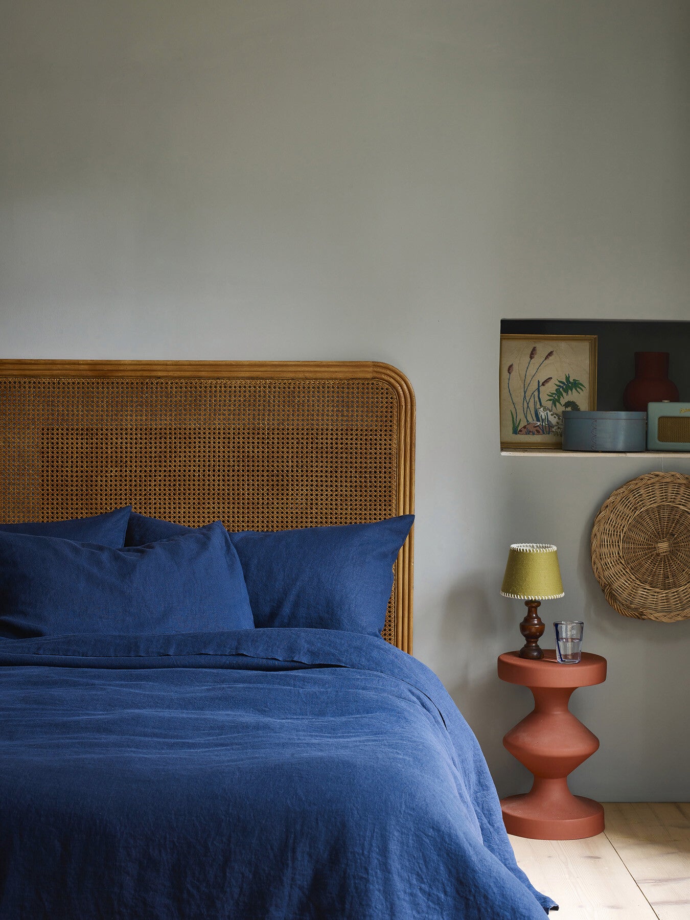Plain Linen Blend Pillowcase Pair